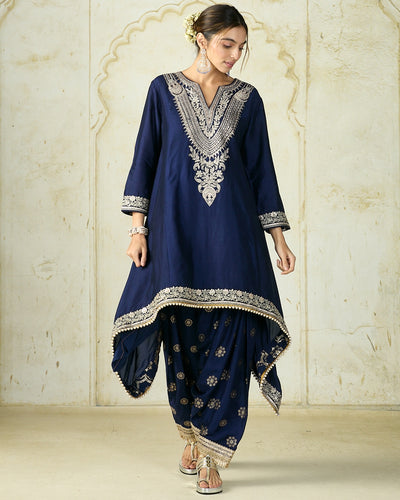 Navy Nadia Farshi Set