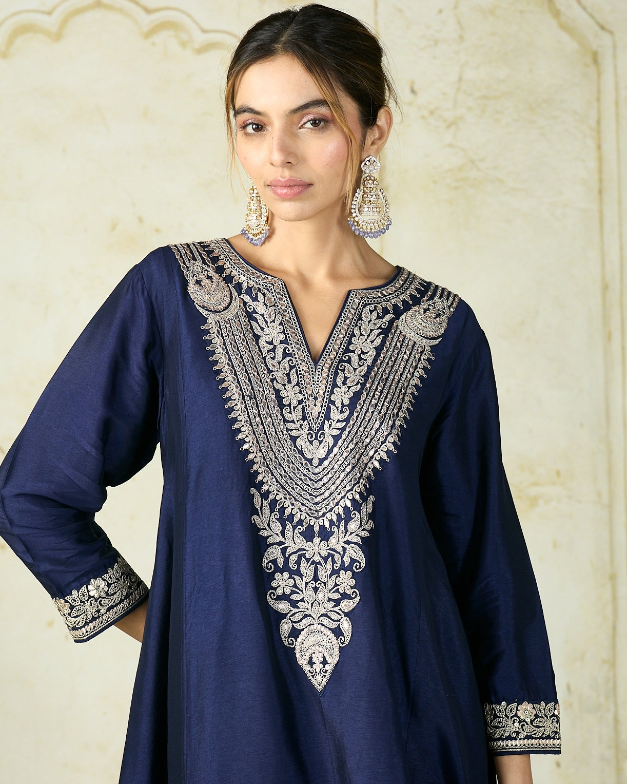 Navy Nadia Farshi Set