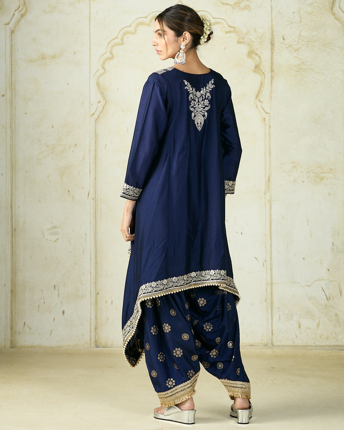 Navy Nadia Farshi Set