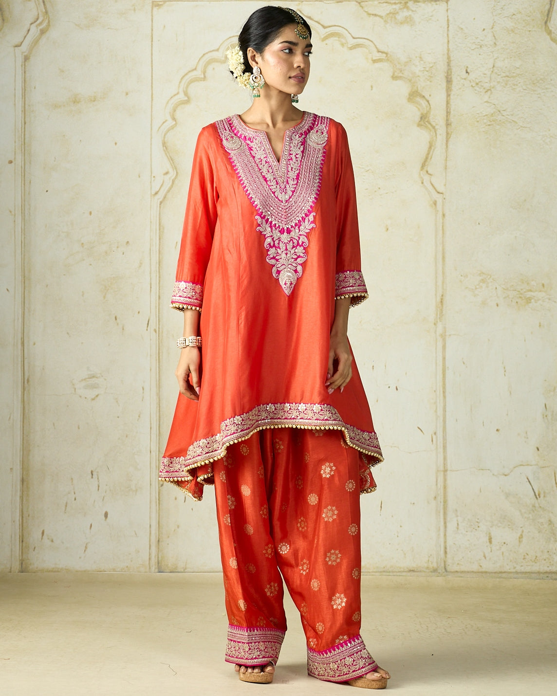 Orange Nadia Farshi Set