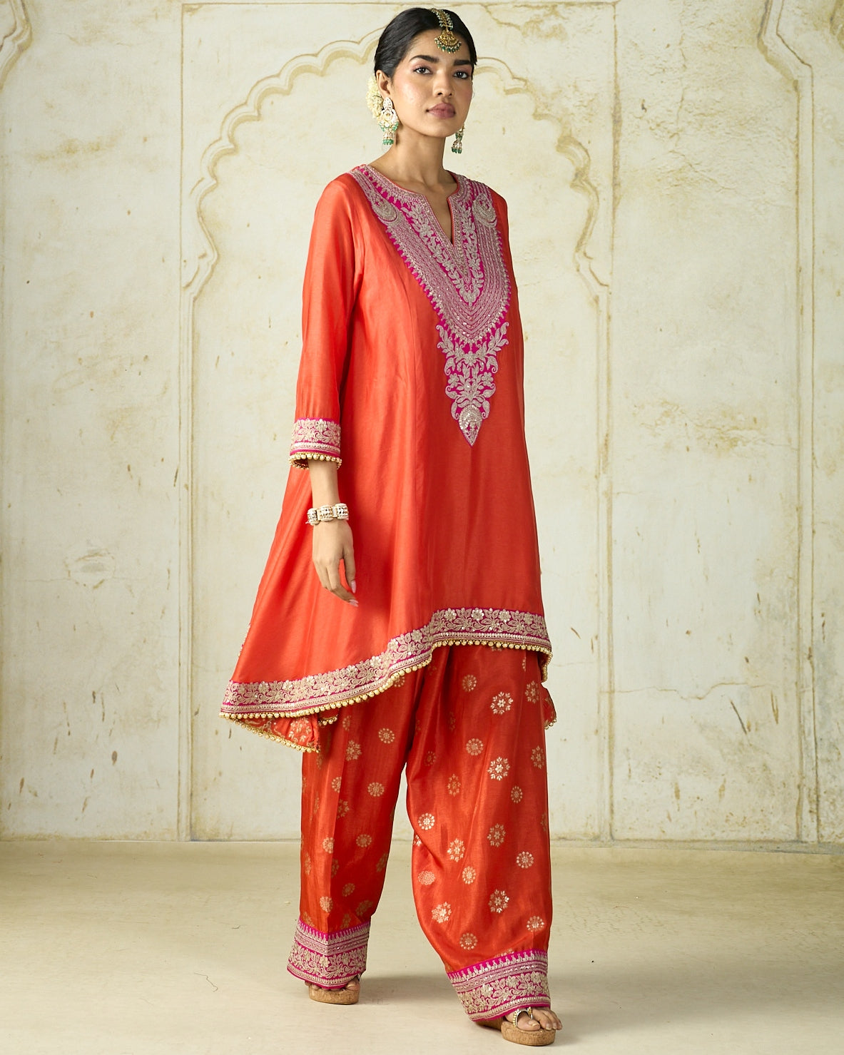 Orange Nadia Farshi Set