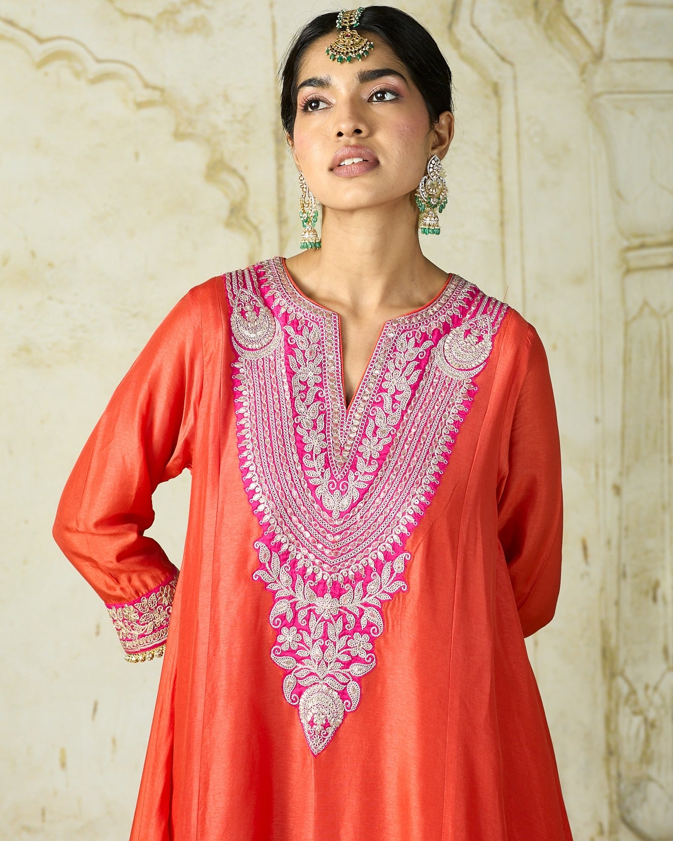 Orange Nadia Farshi Set