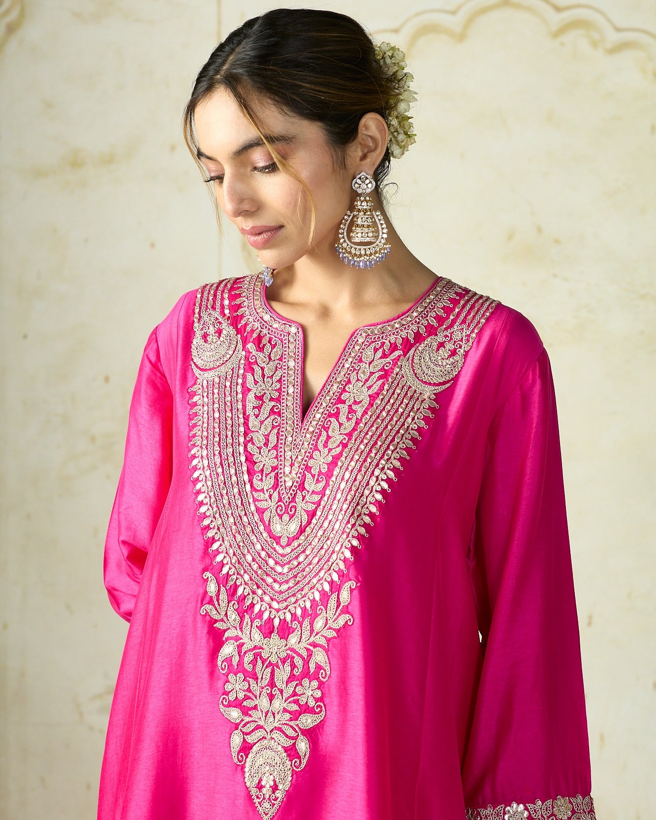 Rani Pink Nadia Farshi Set