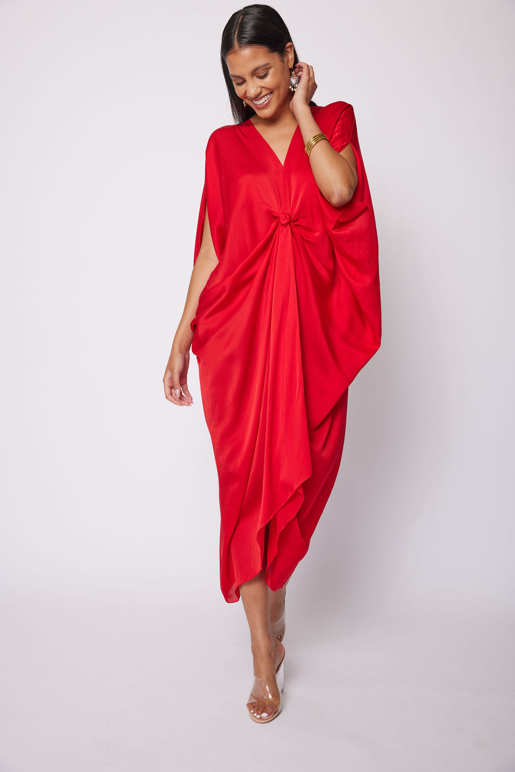 Sumac Draped Kaftan