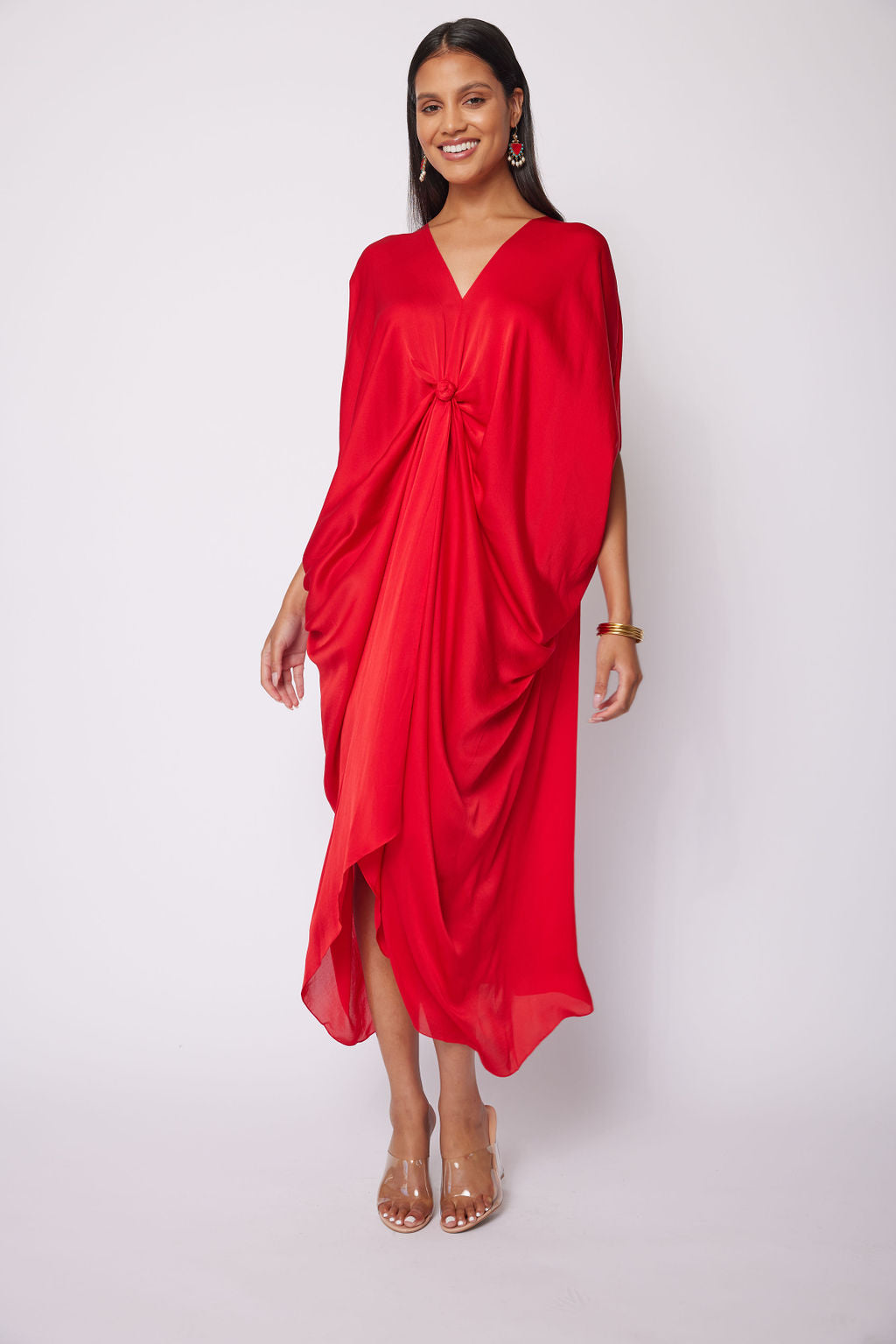 Sumac Draped Kaftan