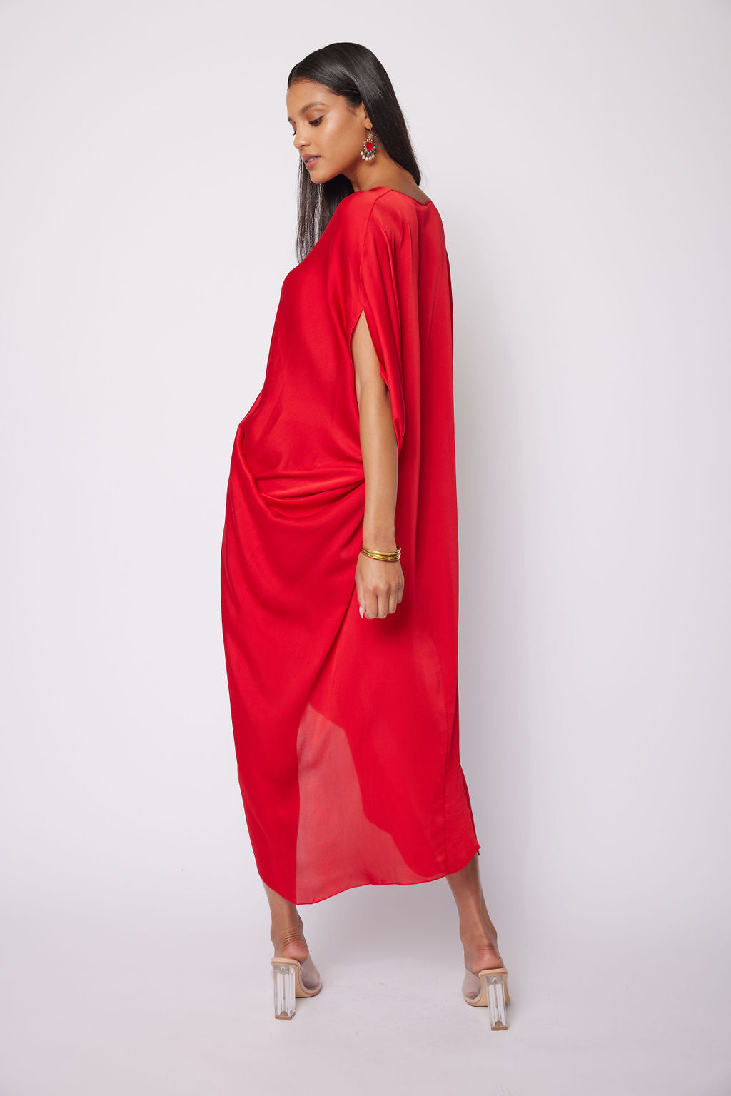 Sumac Draped Kaftan