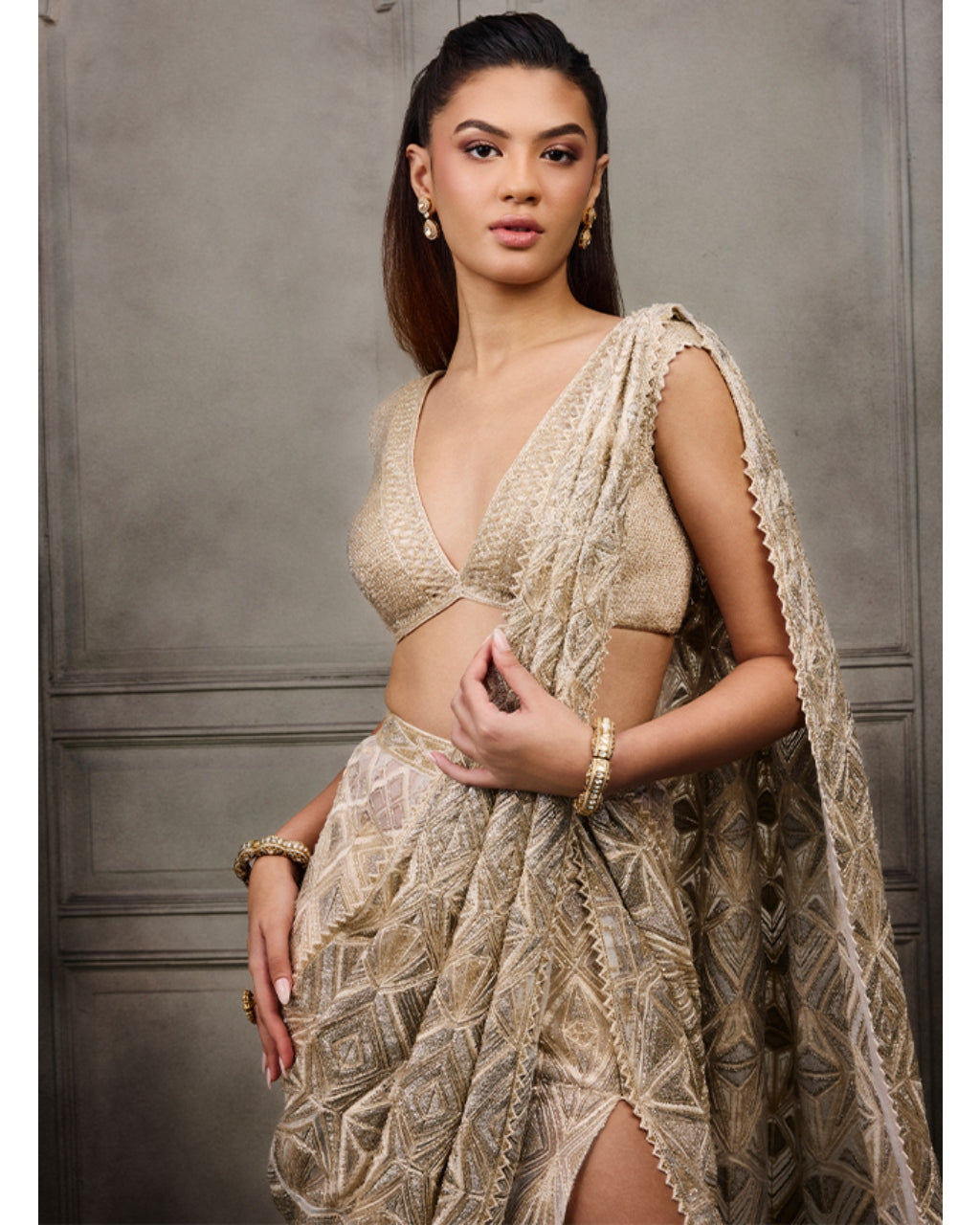 Orabella Lehenga Sari Set
