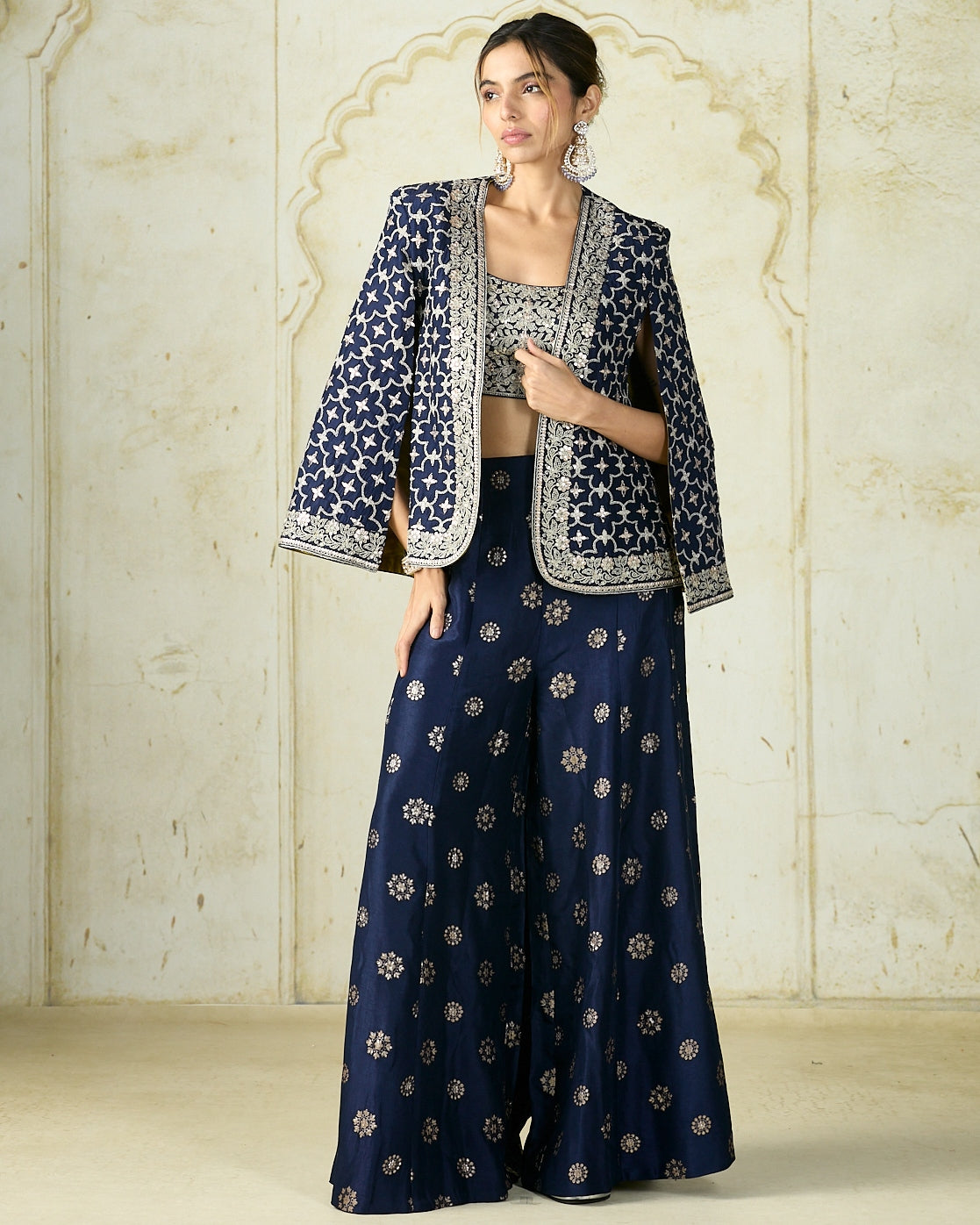 Navy Shaina Pant Set