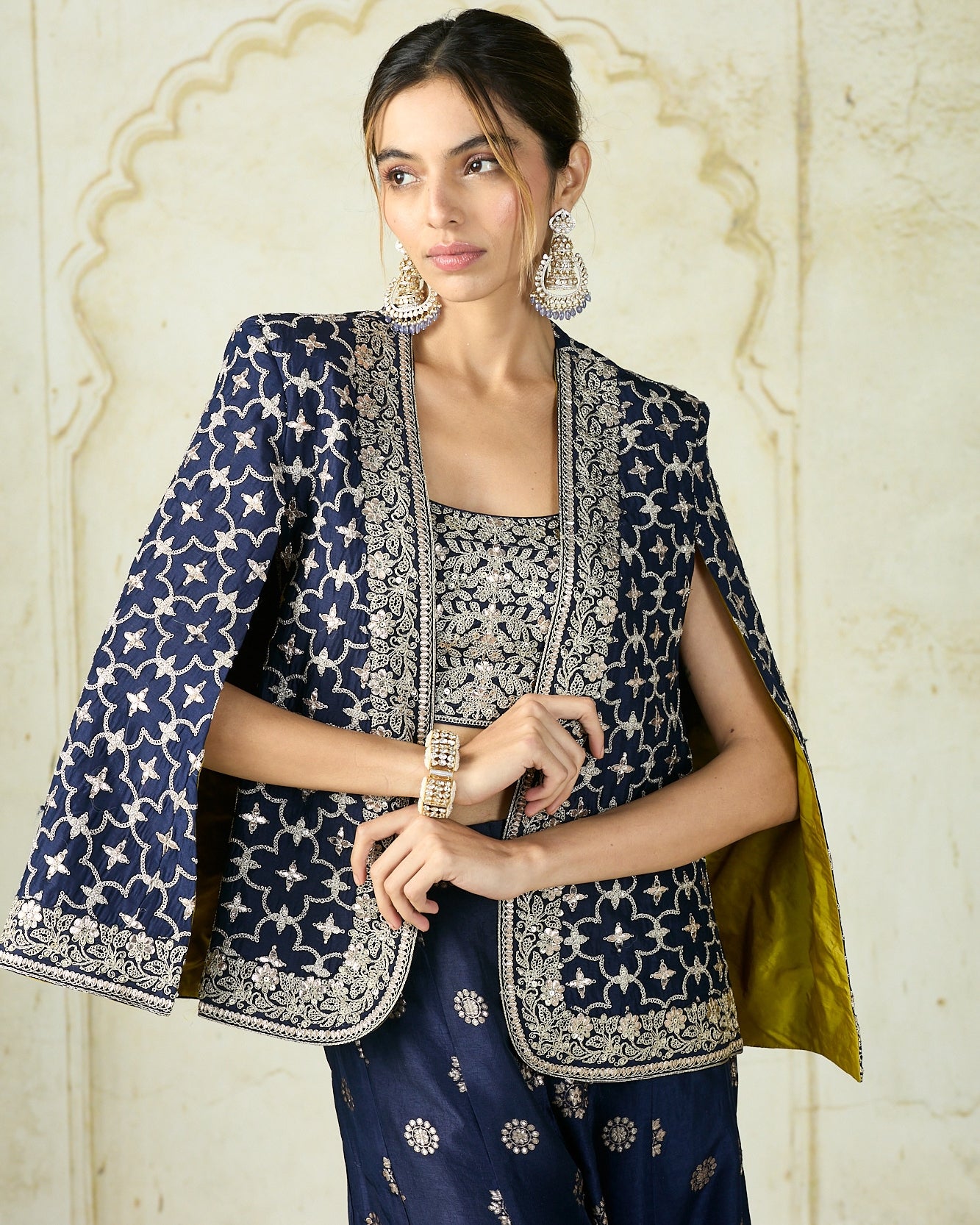 Navy Shaina Pant Set