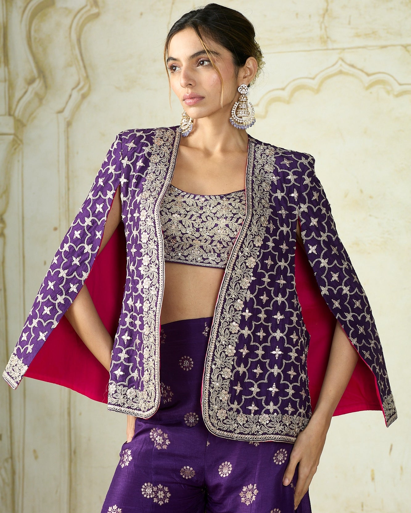 Purple Shaina Pant Set