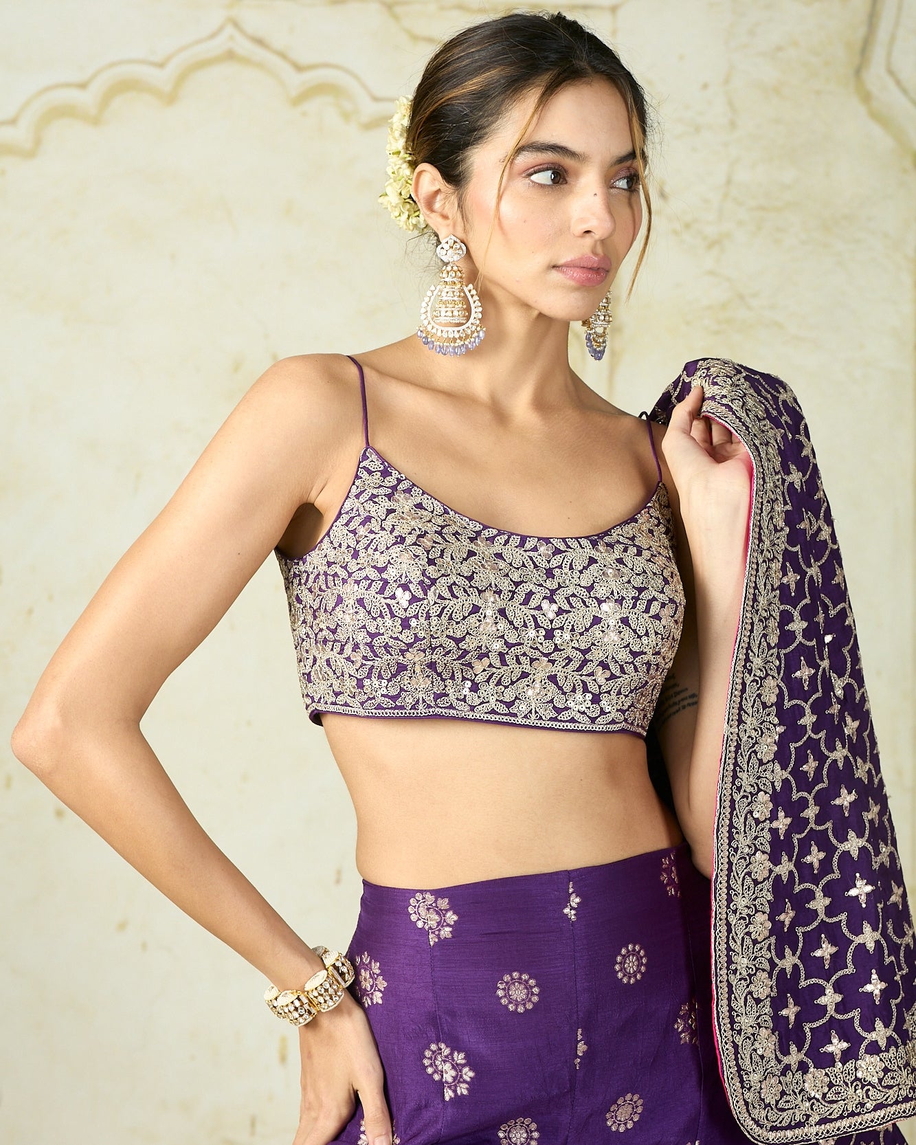 Purple Shaina Pant Set