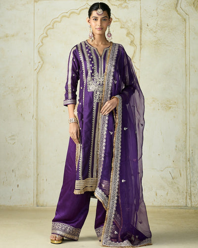 Purple Lakshmi Kurta Set