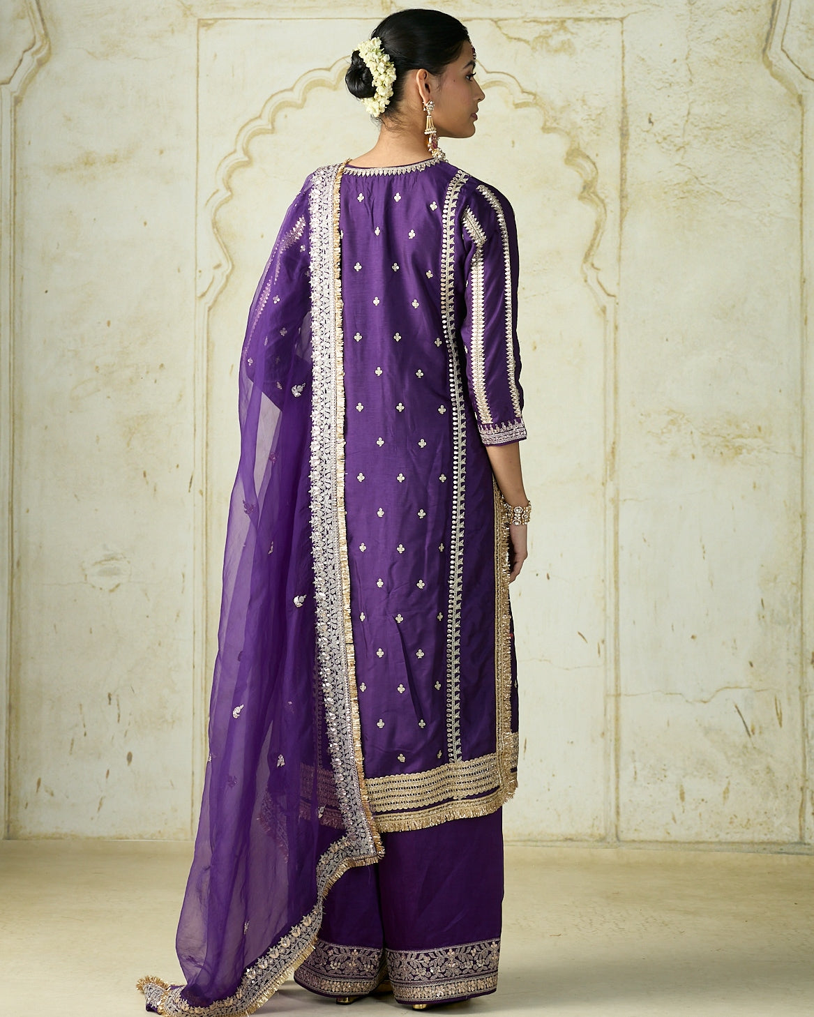 Purple Lakshmi Kurta Set