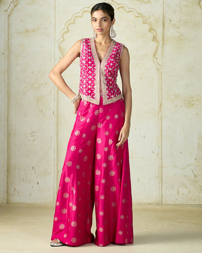 Rani Pink Mizna Pant Set