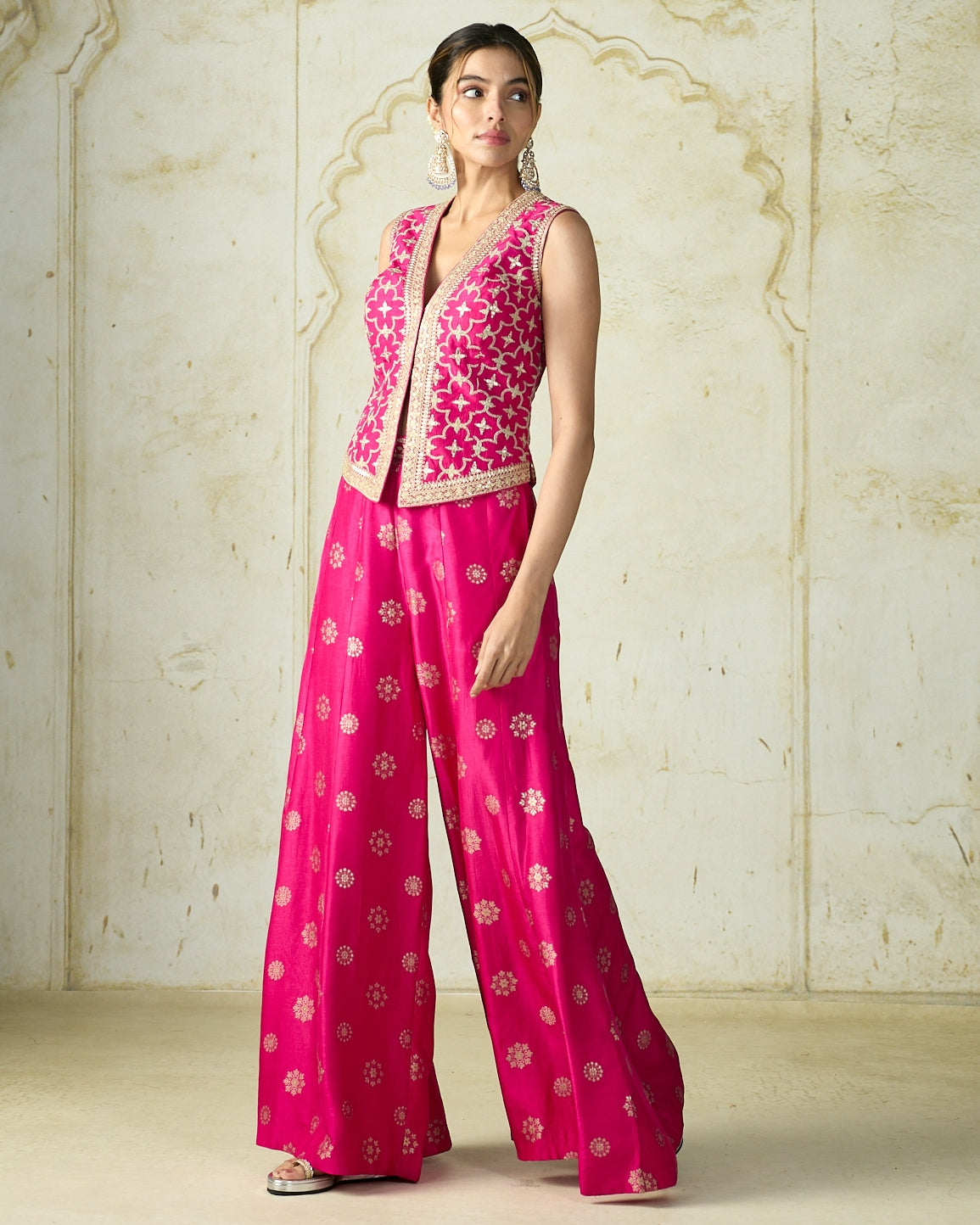 Rani Pink Mizna Pant Set