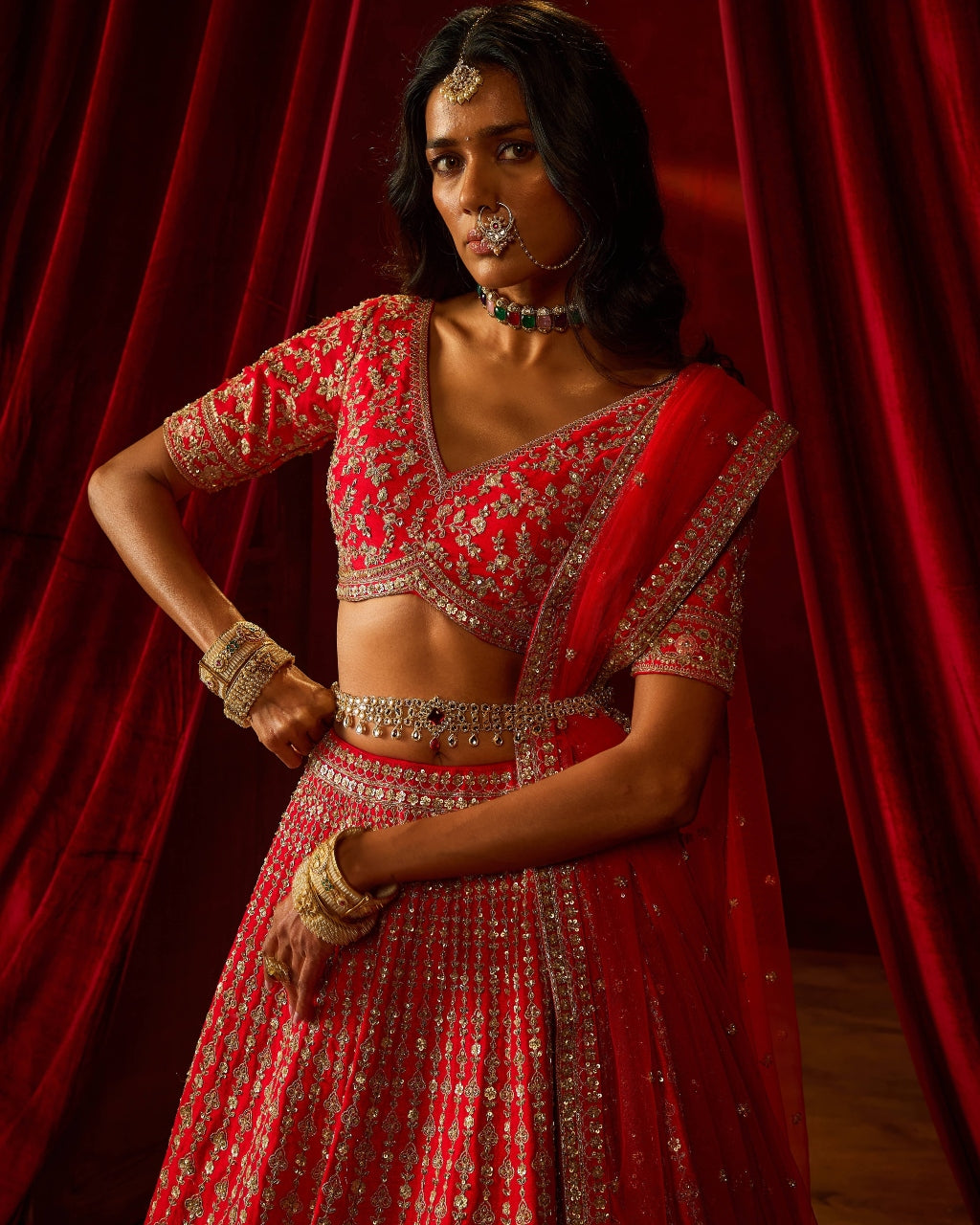 Rani Aahana Lehenga Set