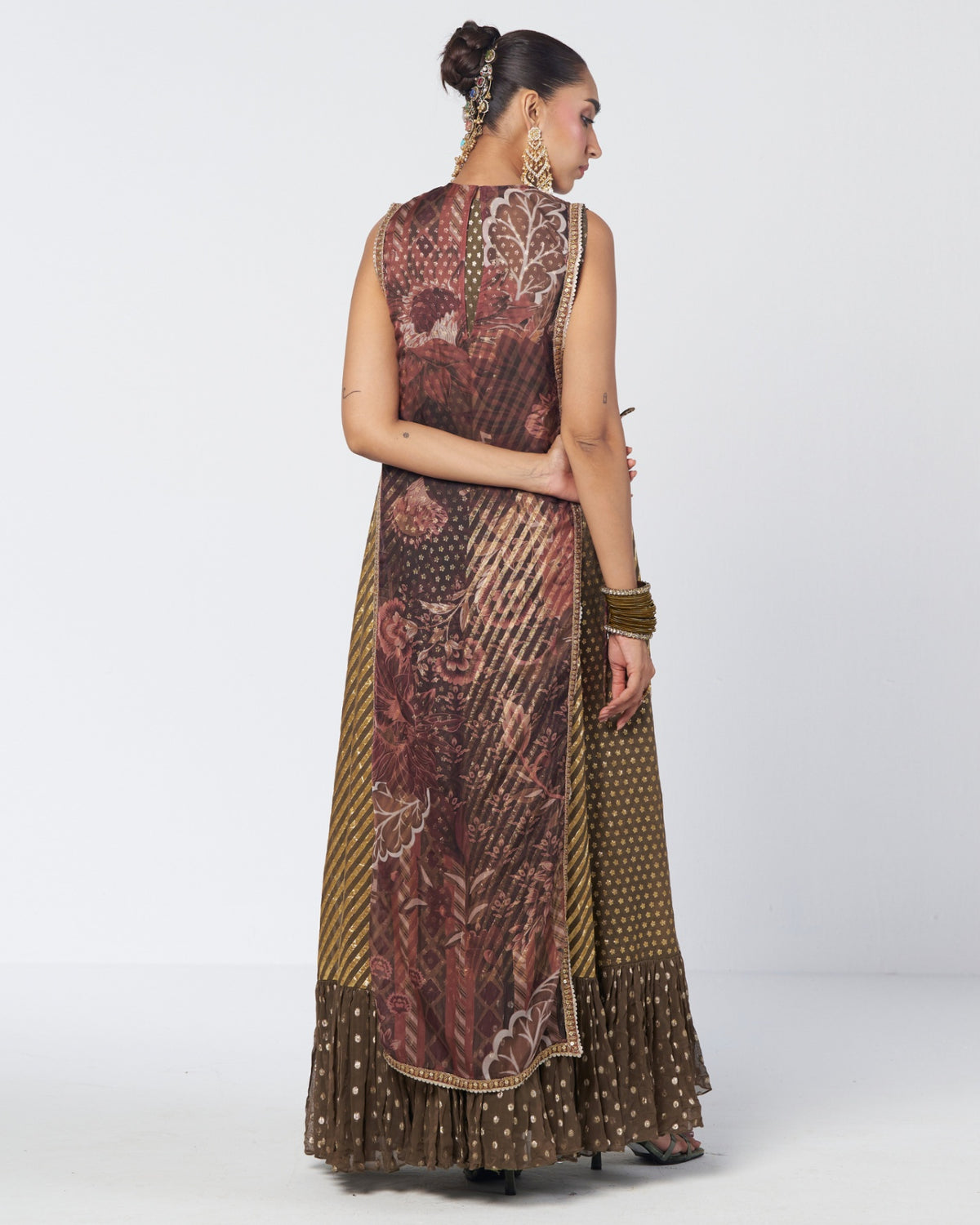 Olive Rangsaaz Gown Set