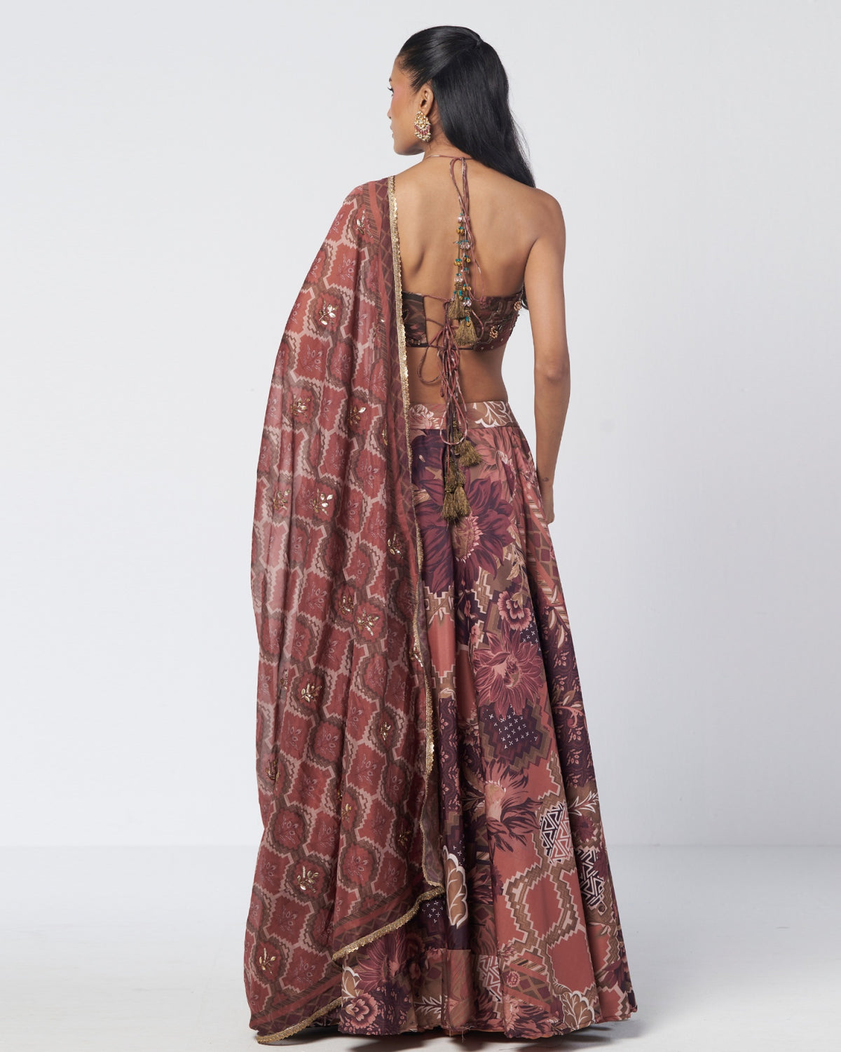 Mocha Patakha Lehenga Set