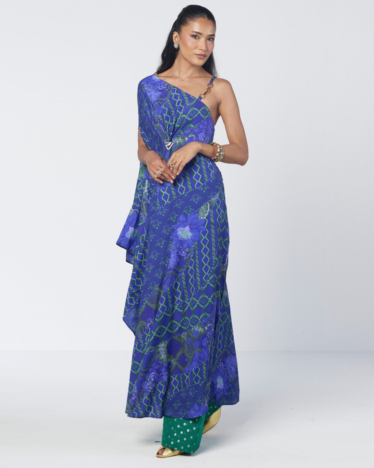 Rimjhim Drape Duo Kaftan Set