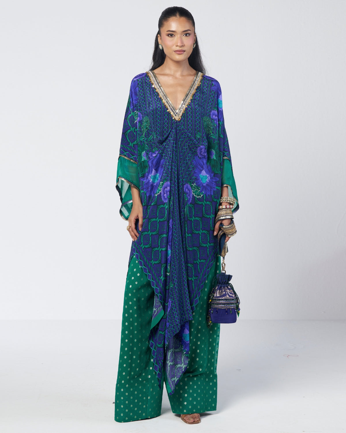 Rimjhim Pere Kaftan Set