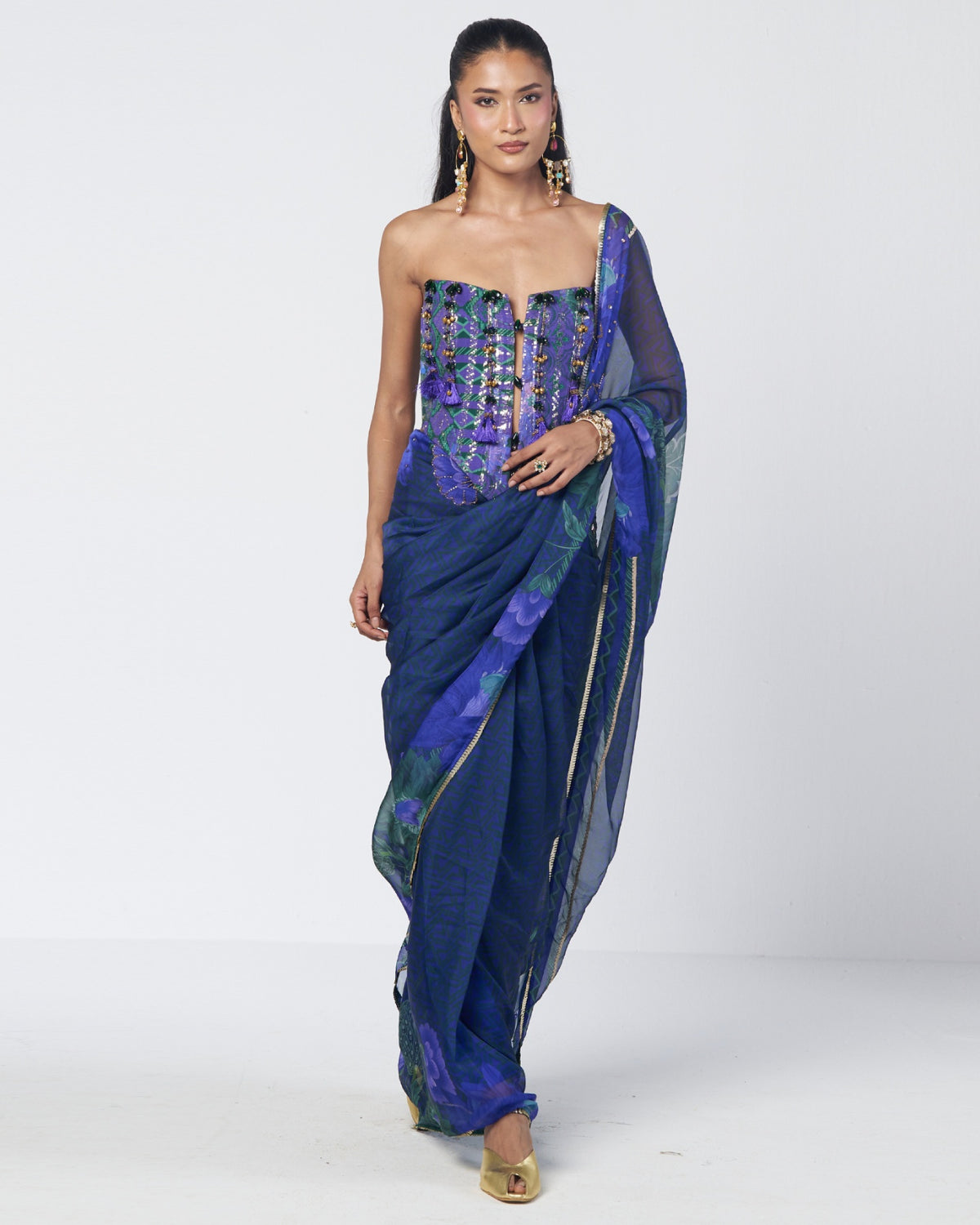 Rimjhim Rimsim Sari Set