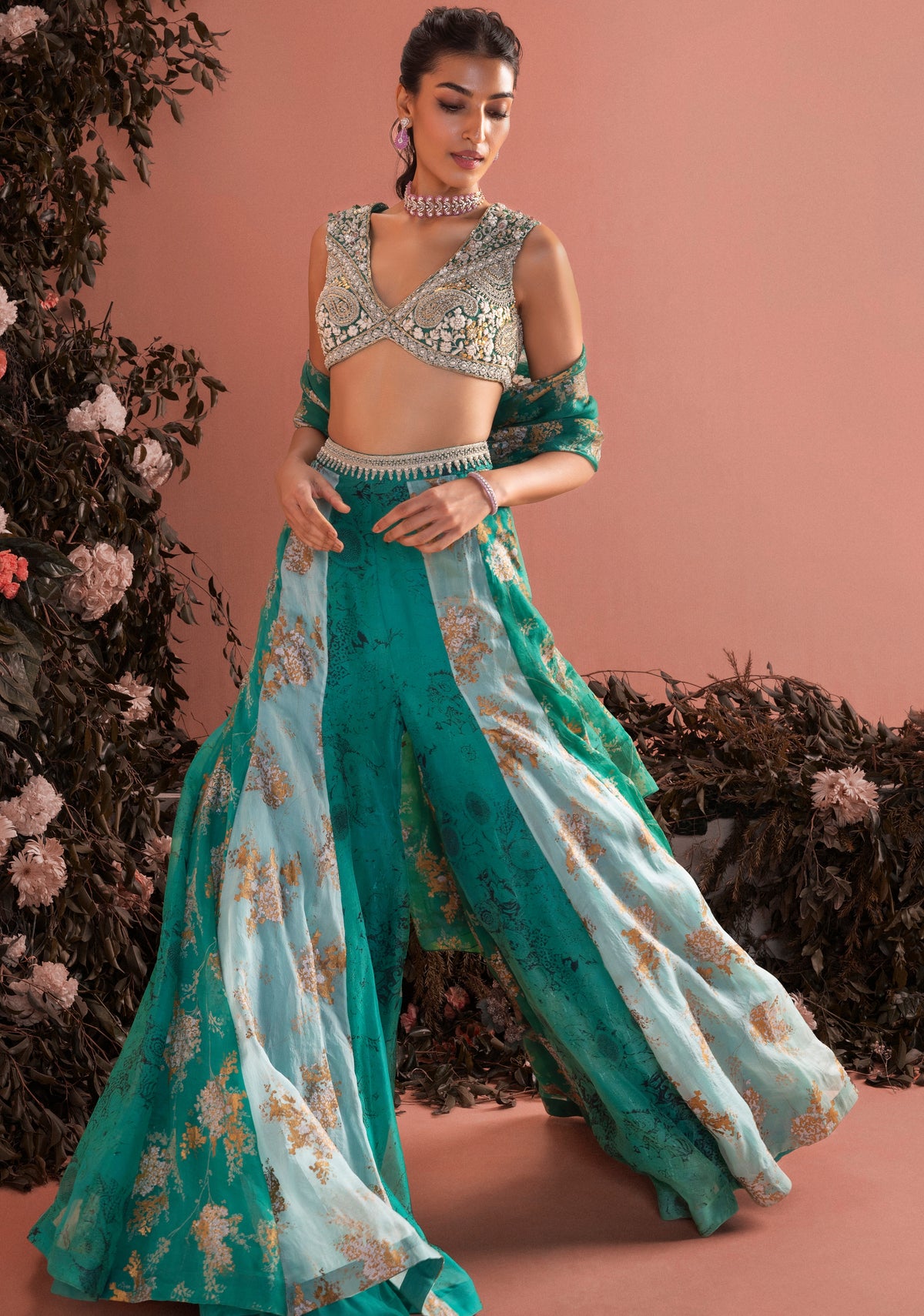 Maisha Sharara Cape Set