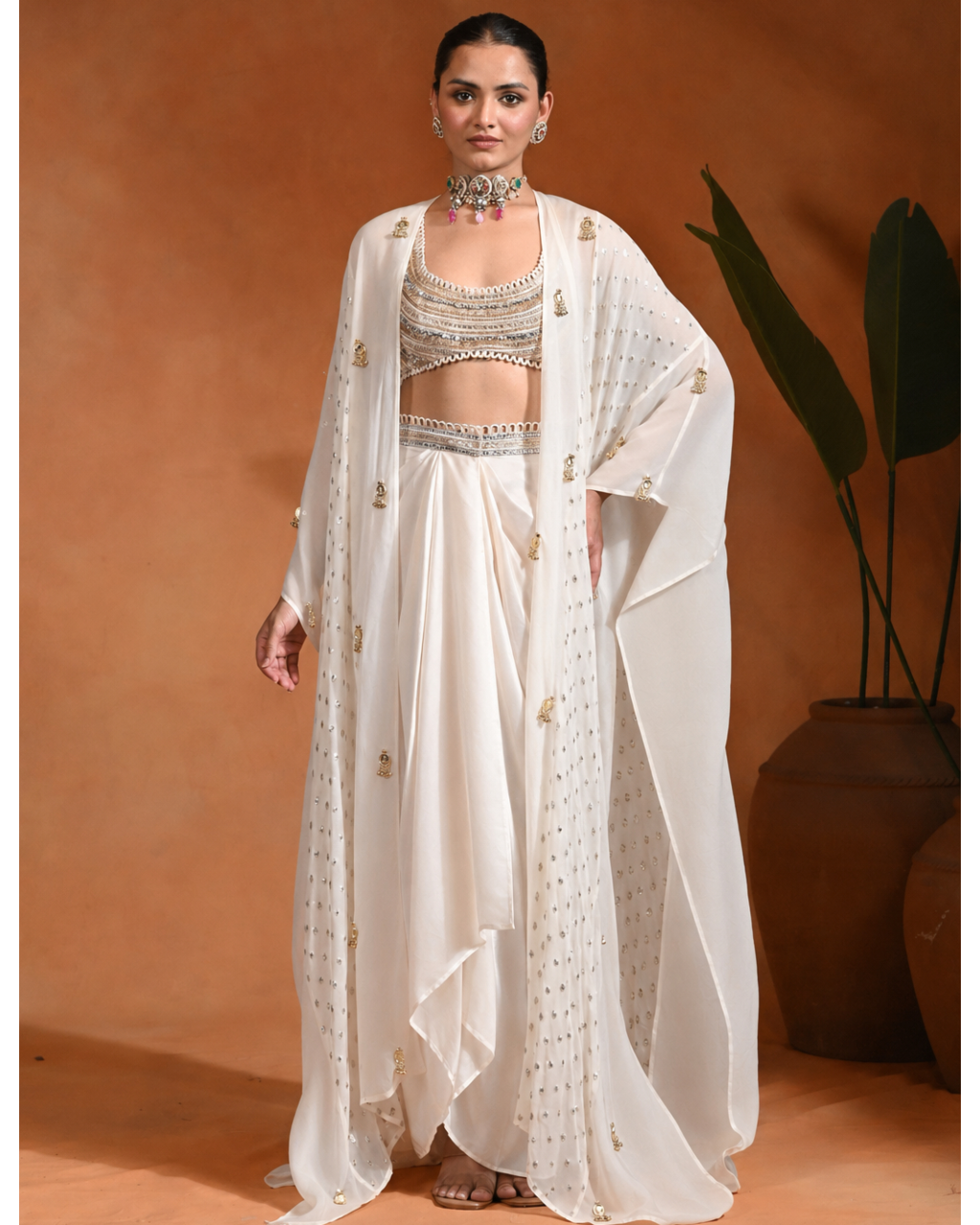 Ivory Karl Drape Set