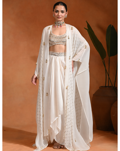 Ivory Karl Drape Set