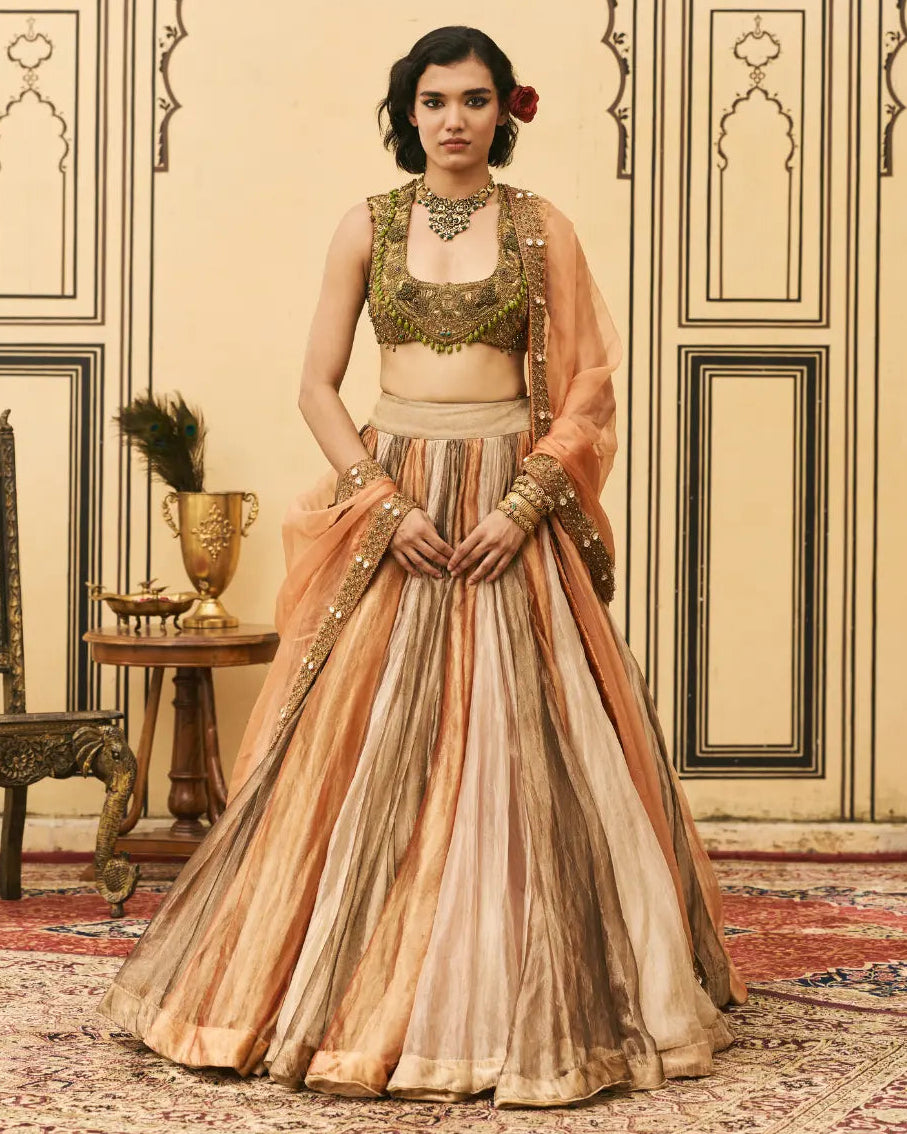 Rangbahar Multicolour Lehenga Set