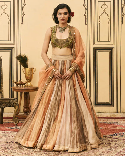 Rangbahar Multicolour Lehenga Set
