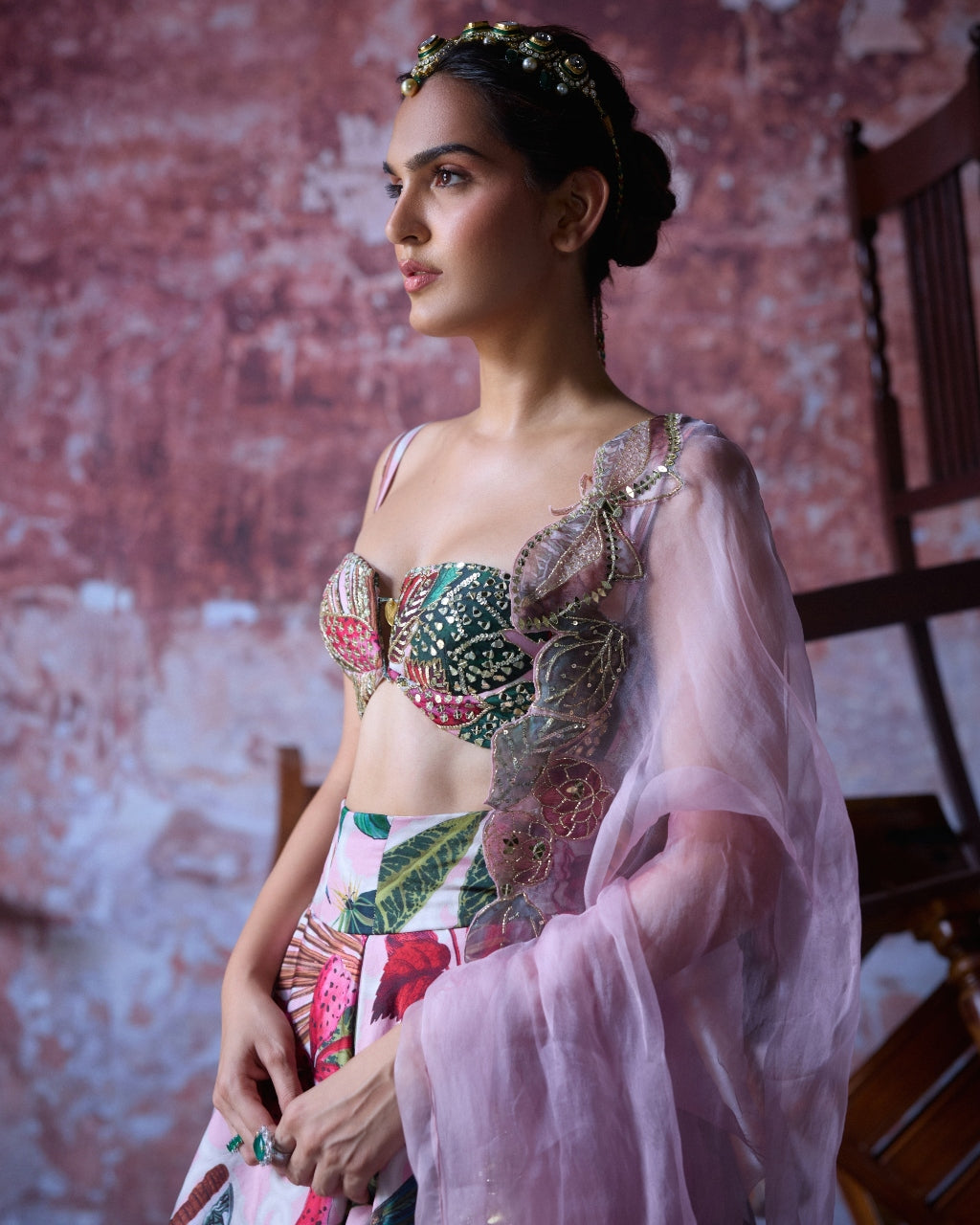 Zubi Lehenga Set