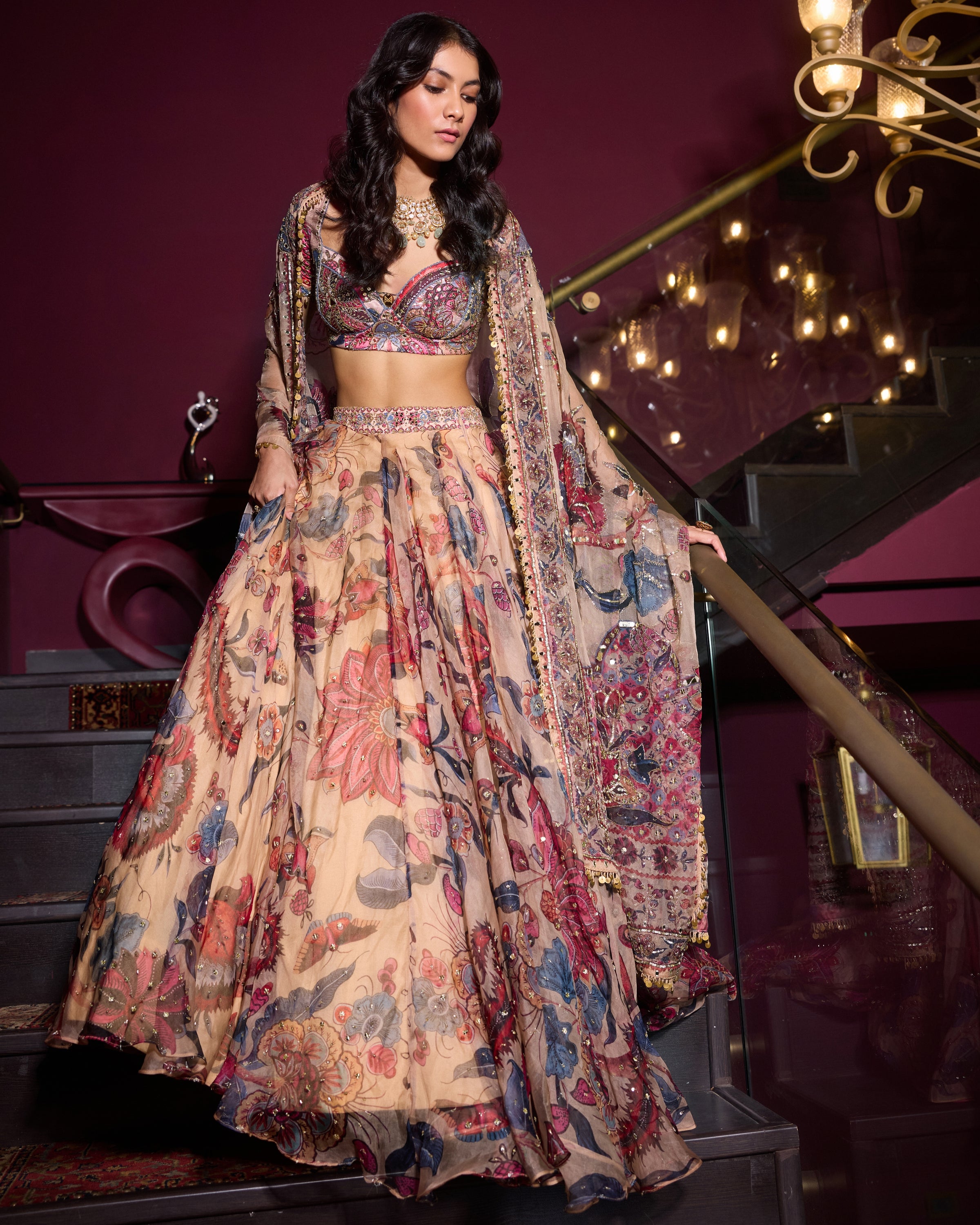 Ihab Lehenga Set