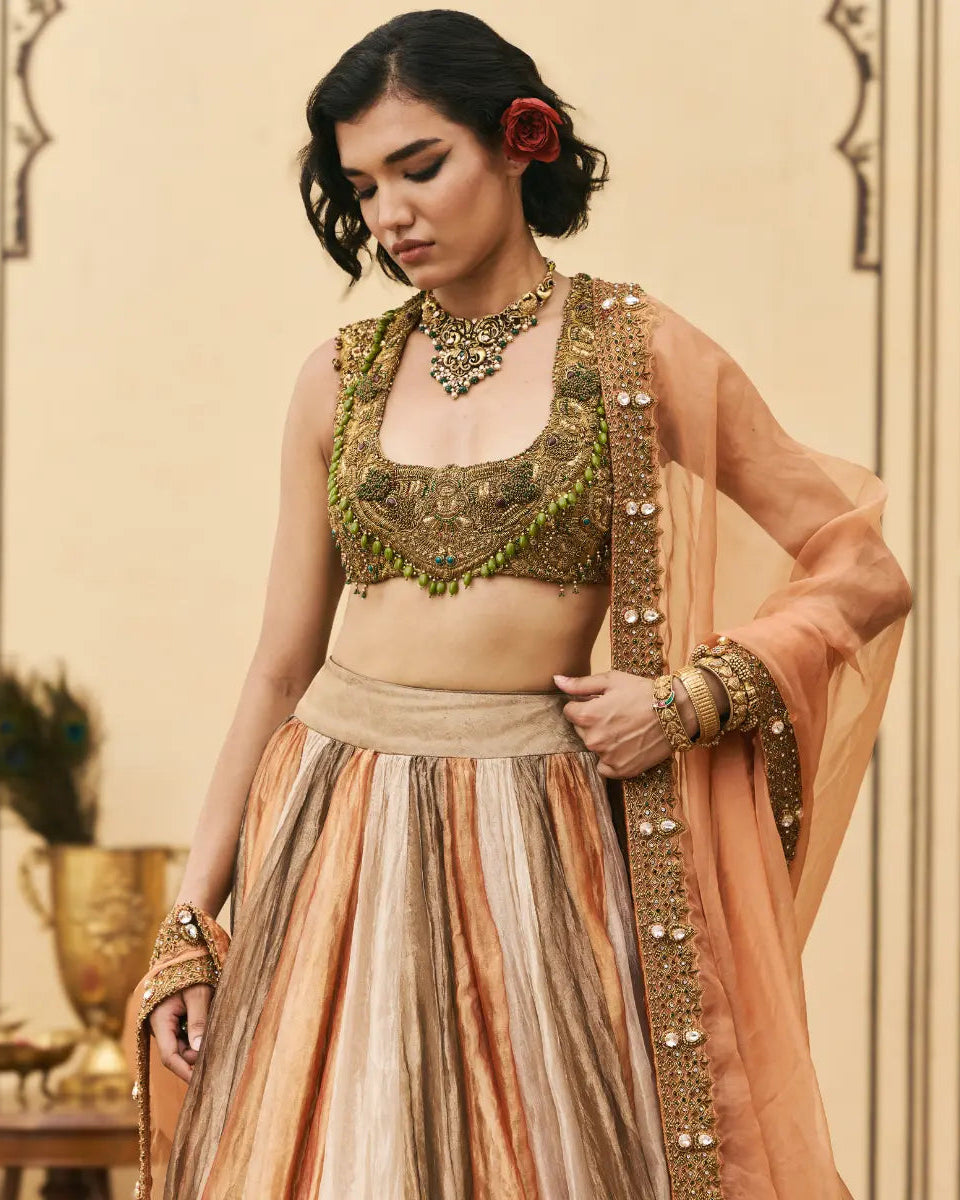 Rangbahar Multicolour Lehenga Set