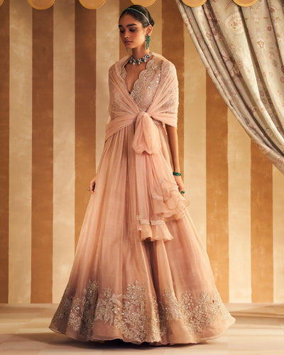 Tehseen Anarkali Set