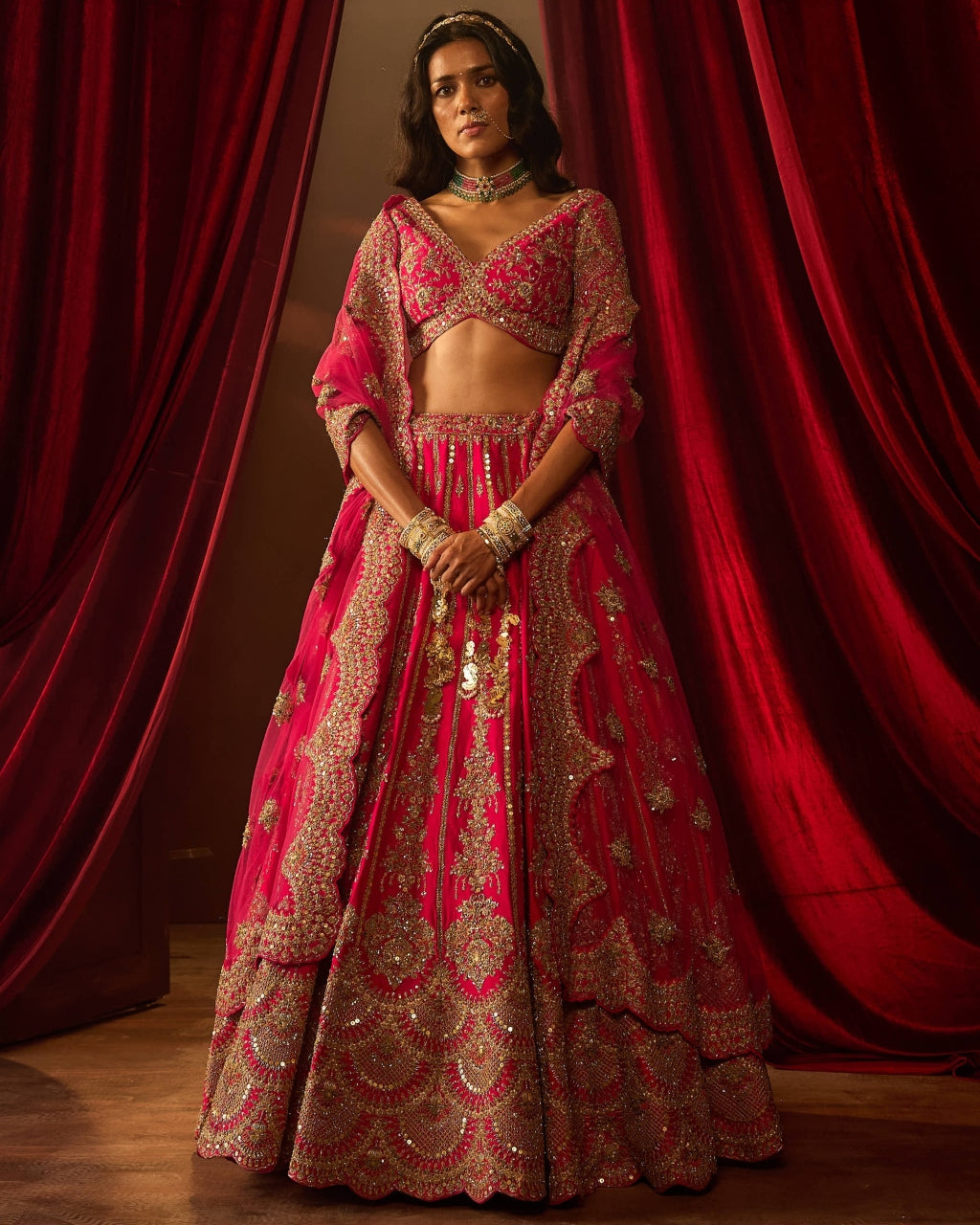 Rani Aakruti Lehenga Set