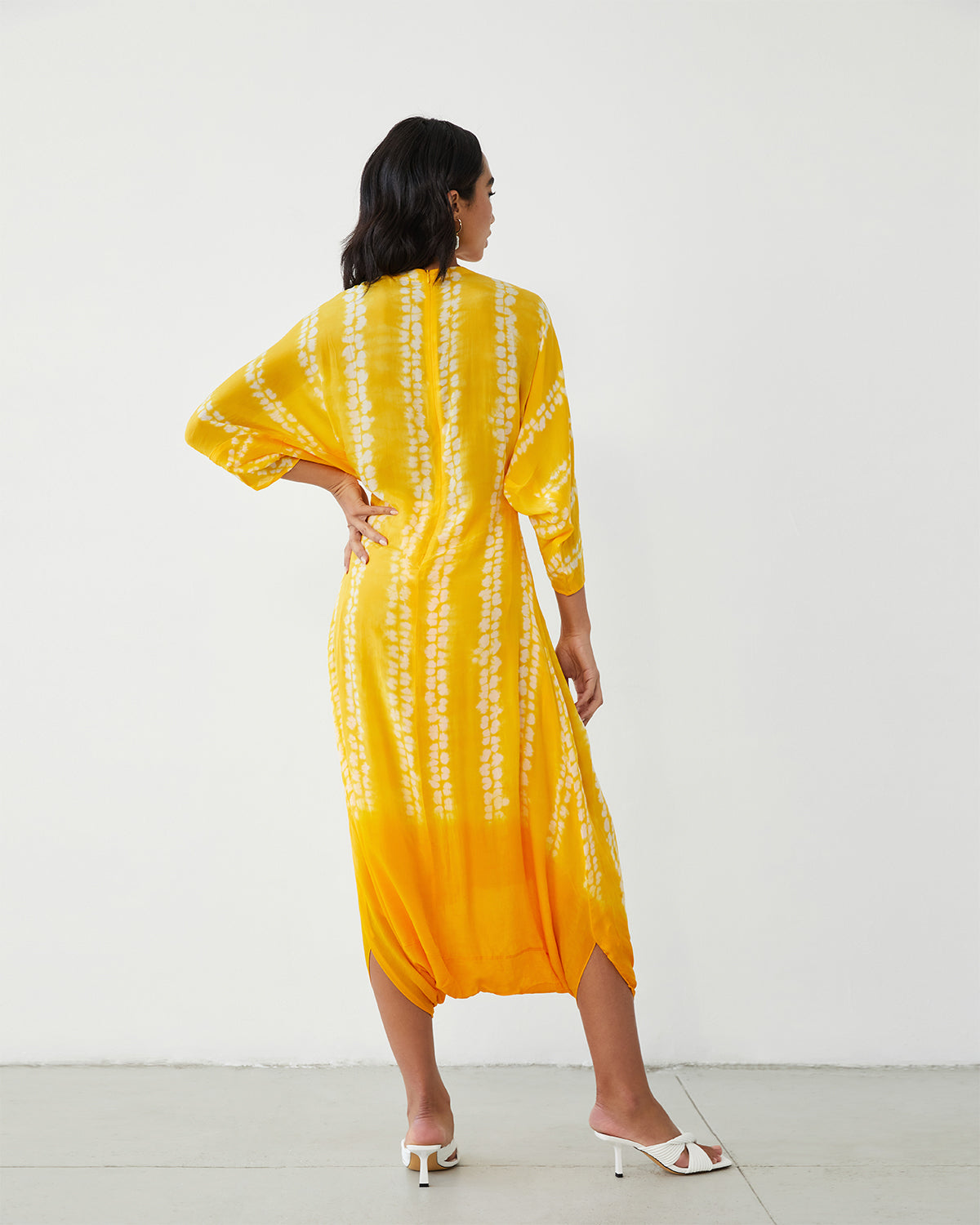 Yellow Shibori Jumpsuit