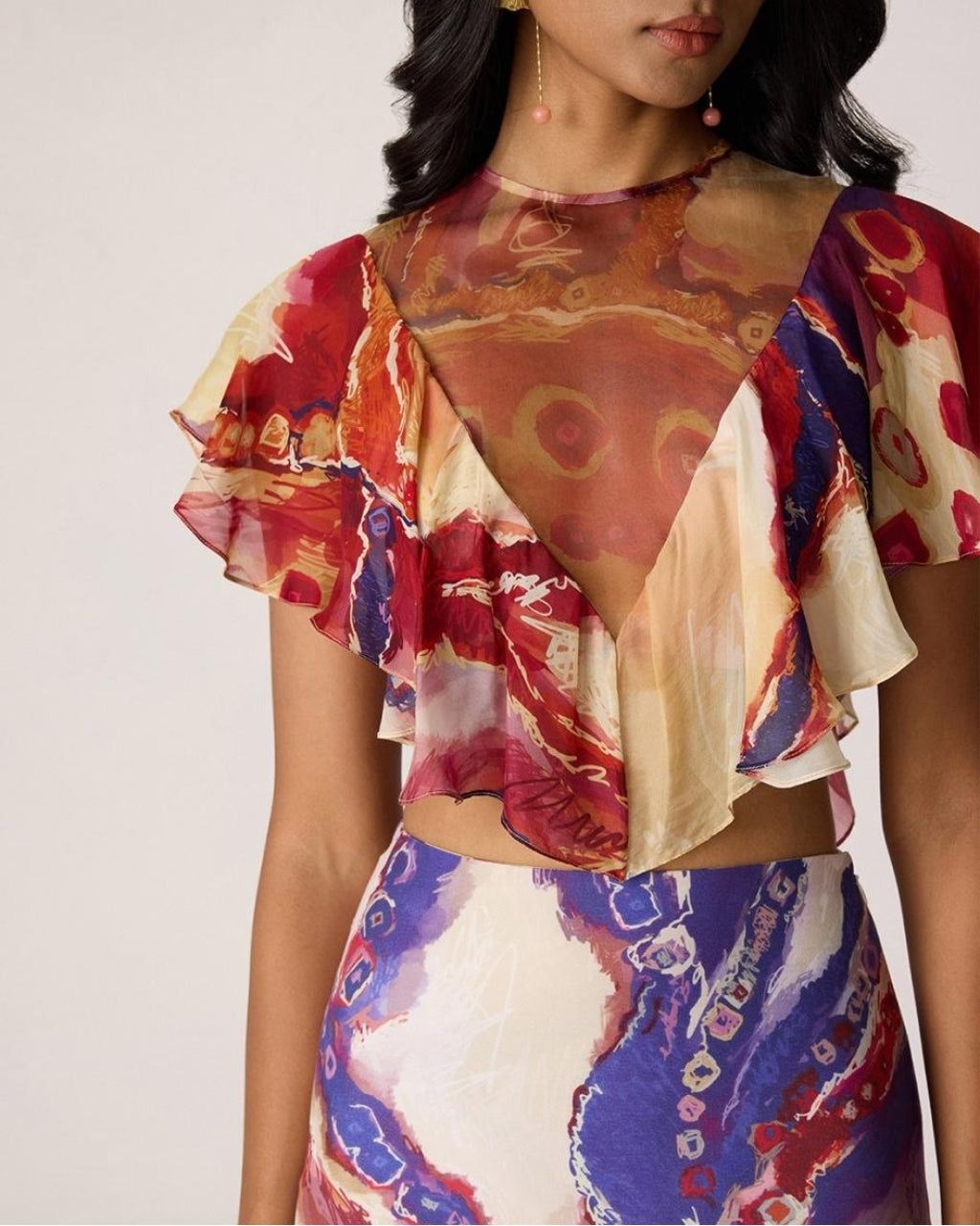 Elena Blouse Marieya Skirt