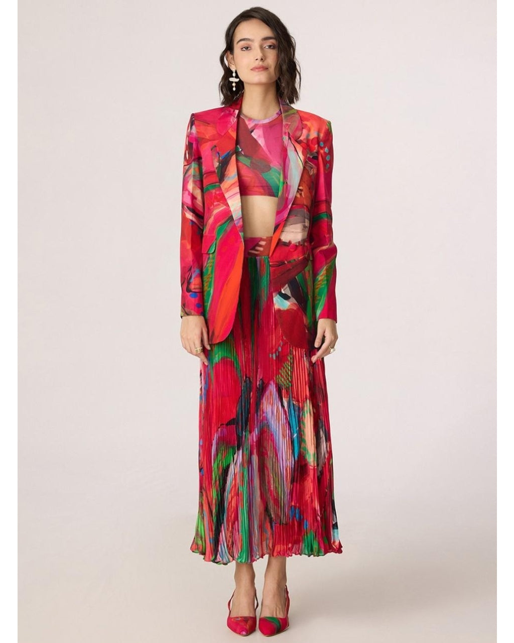 Rebekkah Blazer & Zavi Blouse & Zora Skirt
