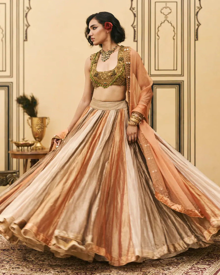 Rangbahar Multicolour Lehenga Set