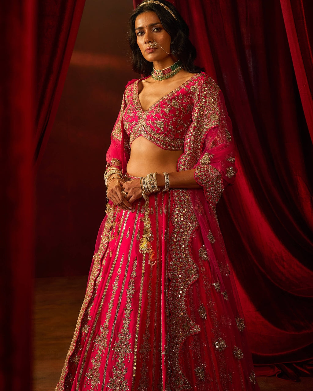 Rani Aakruti Lehenga Set