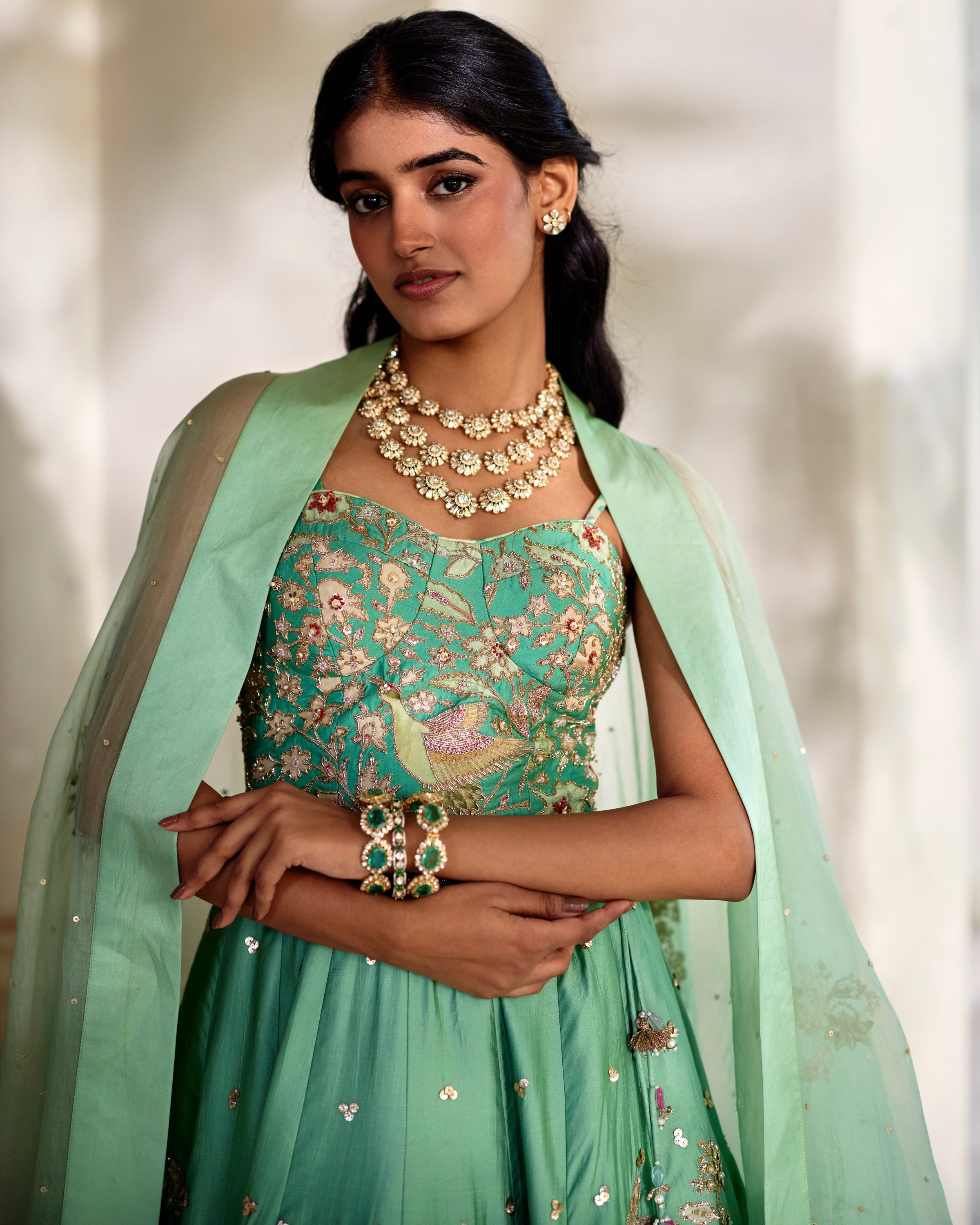 Heli Lehenga Set