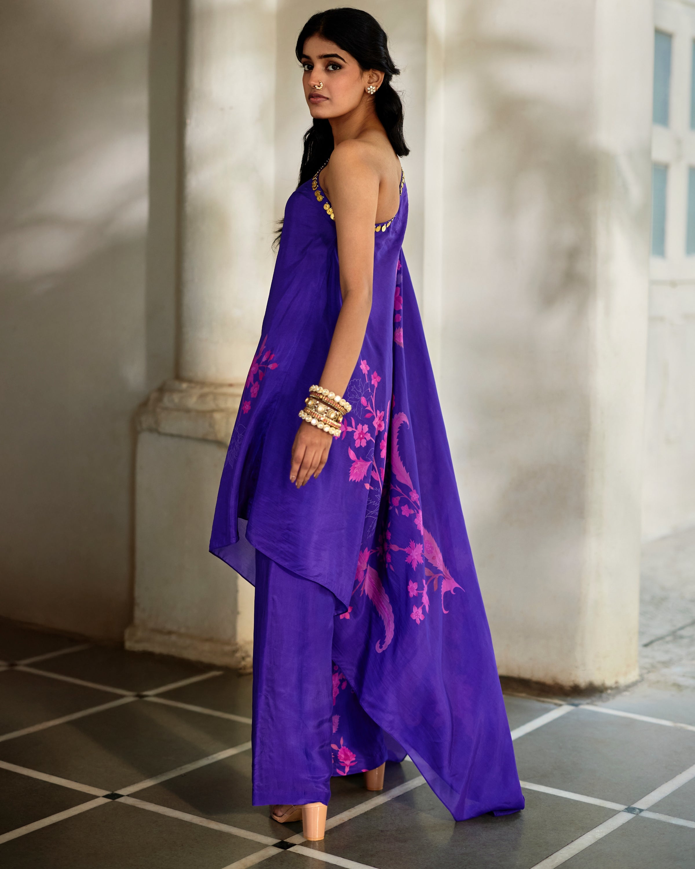 Grape Calla Dress Set