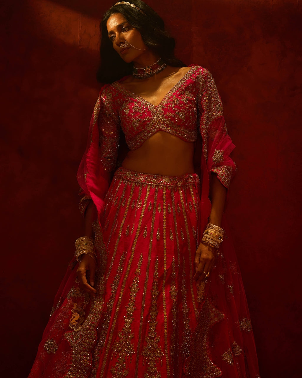 Rani Aakruti Lehenga Set