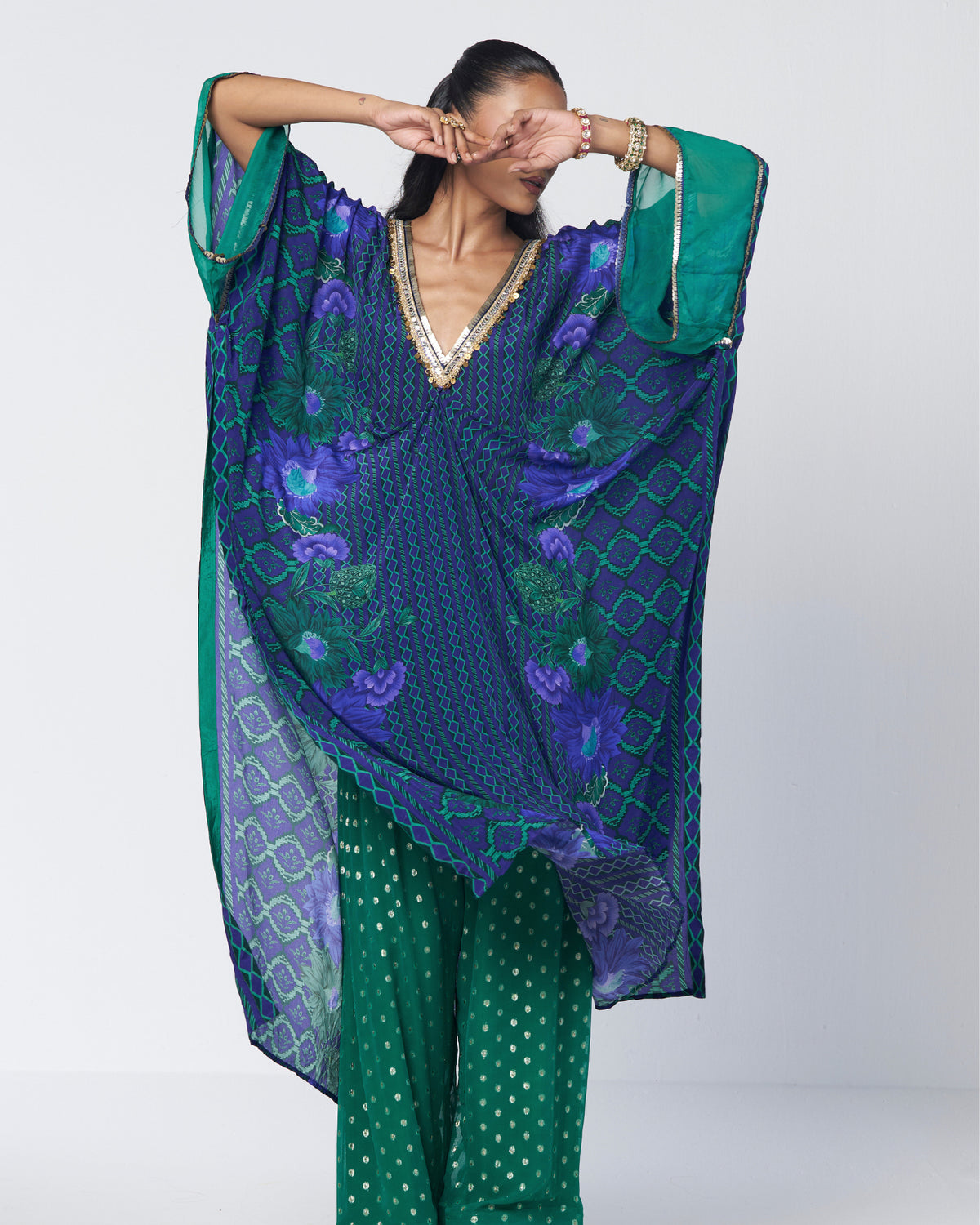 Rimjhim Pere Kaftan Set