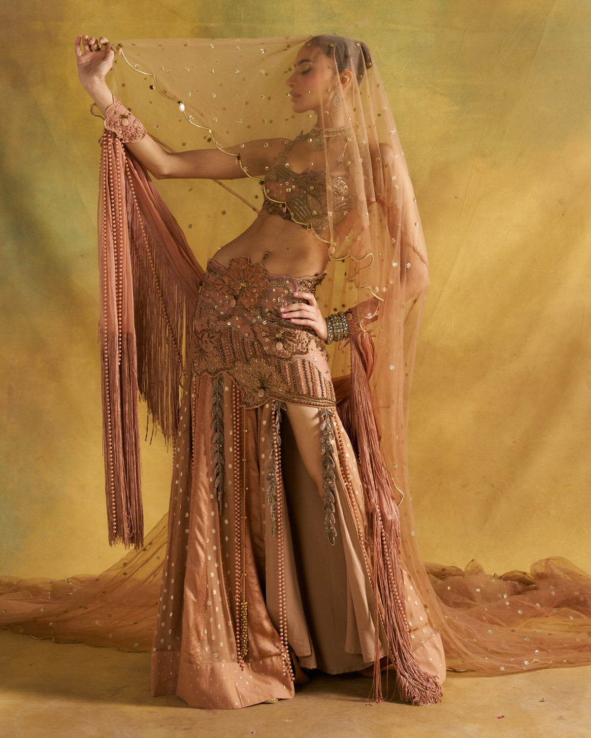 Biscoff Mashoqa Lehenga Set