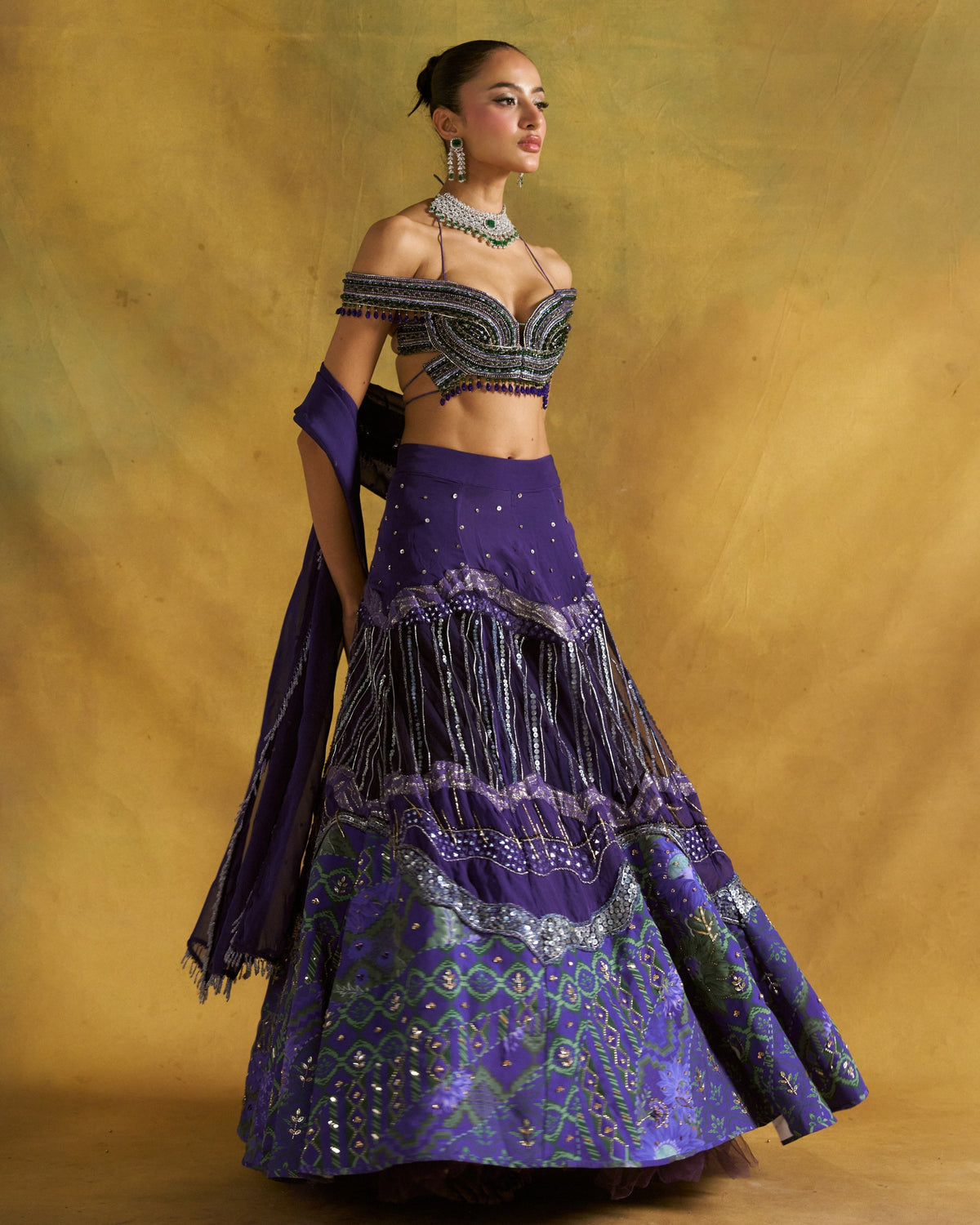 Rimjhim Tara Lehenga Set