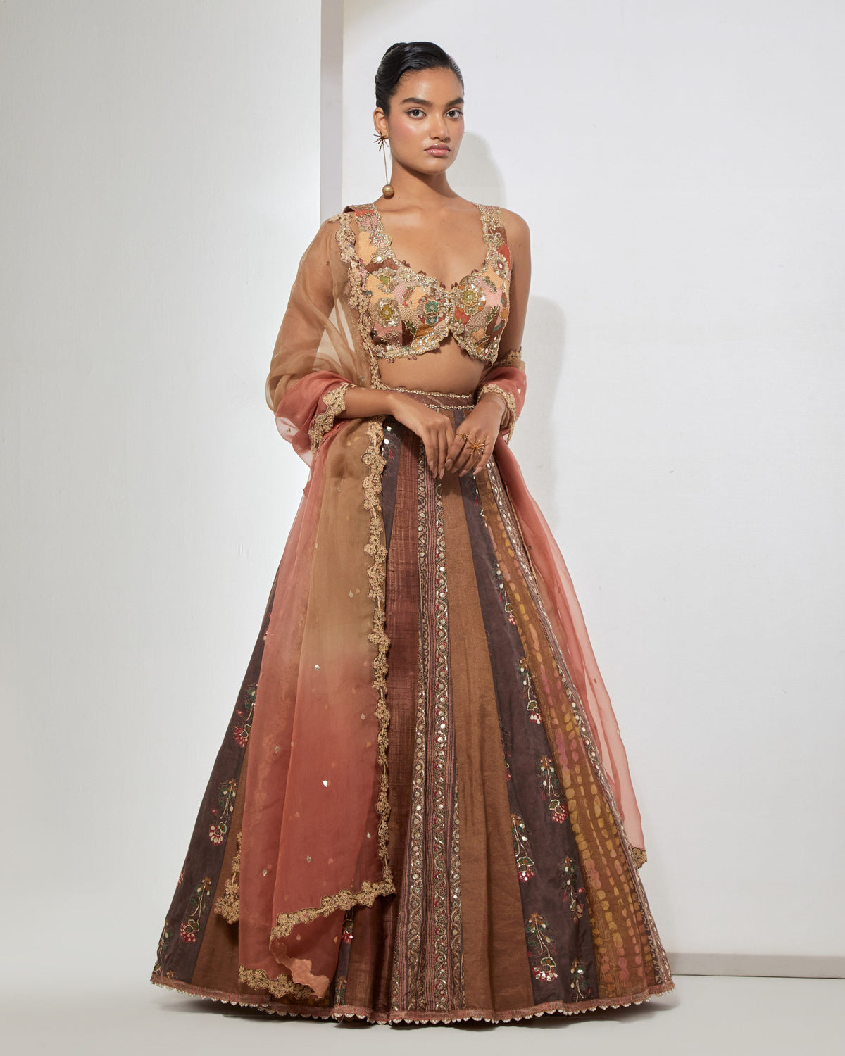 Amber Bloom Lehenga Set