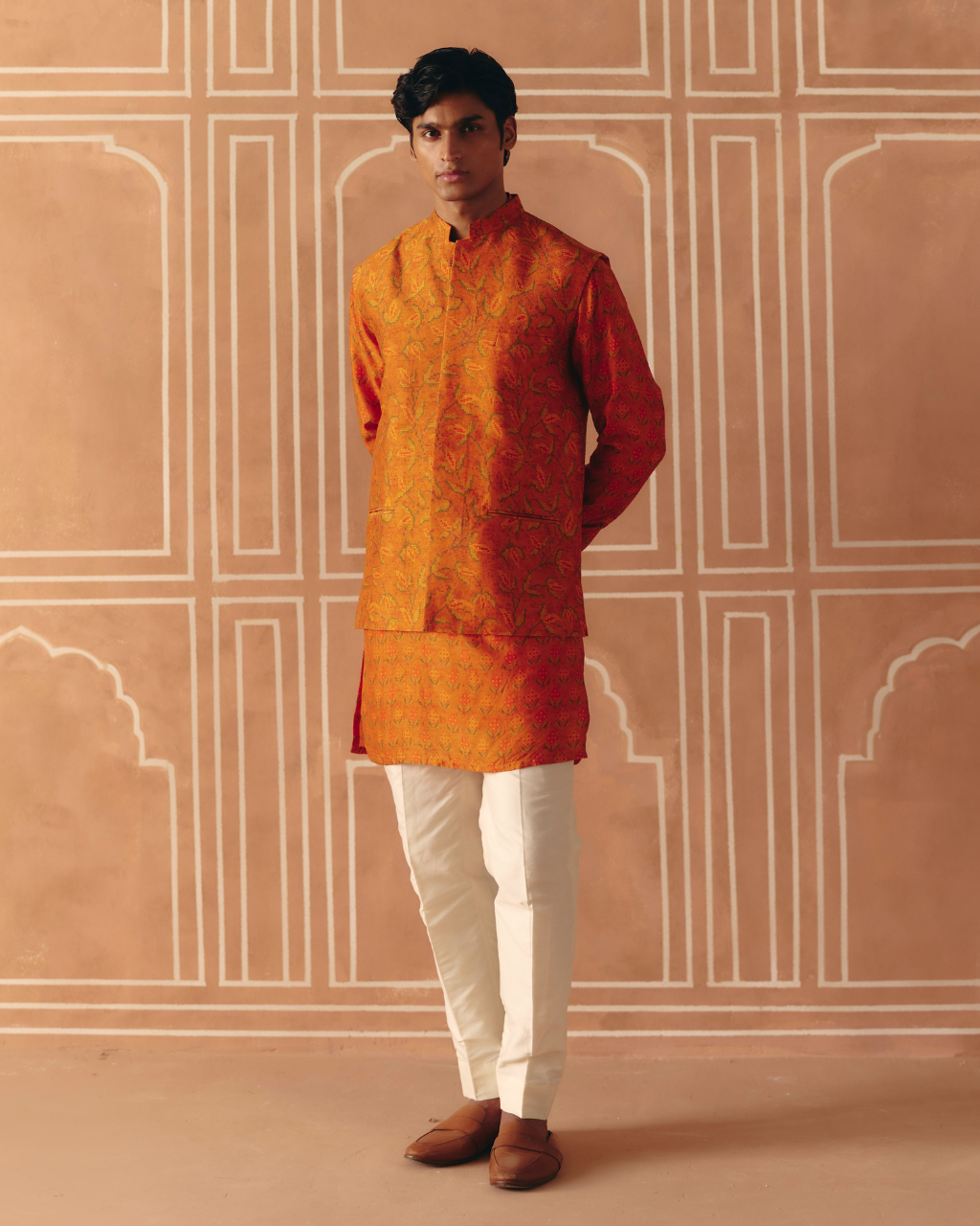 Burnt Orange Bandi Set