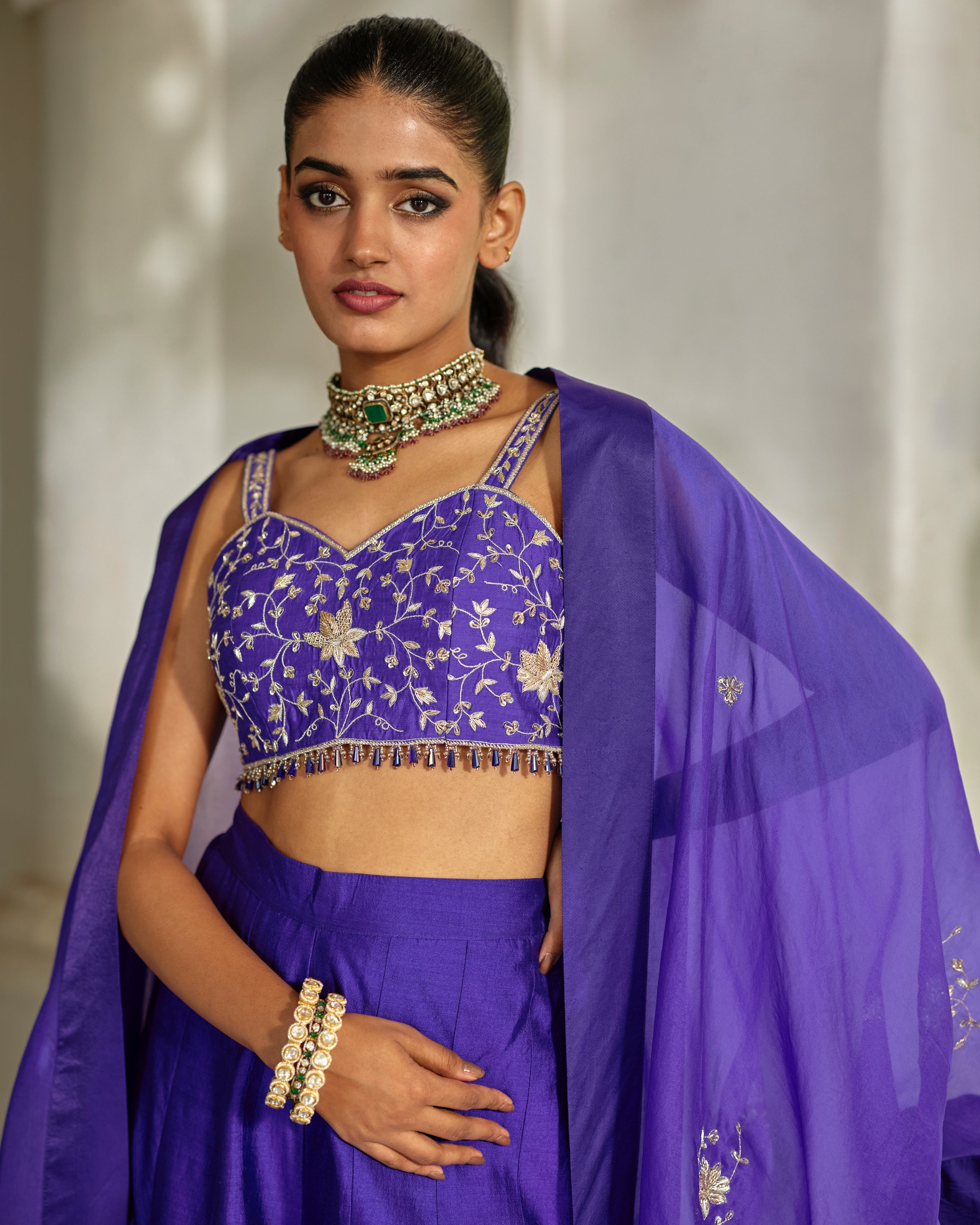 Zilu Cape Palazzo Set