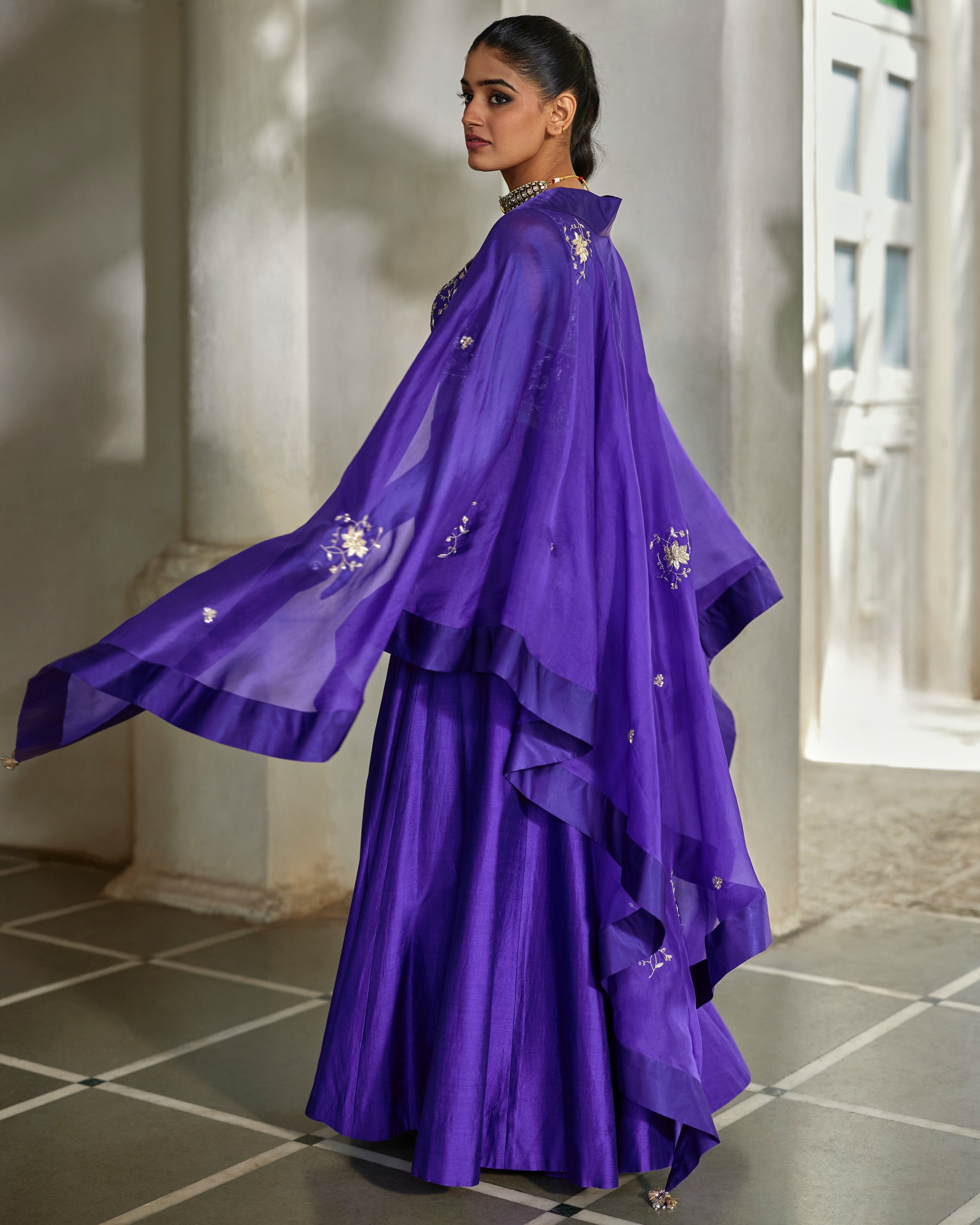 Zilu Cape Palazzo Set